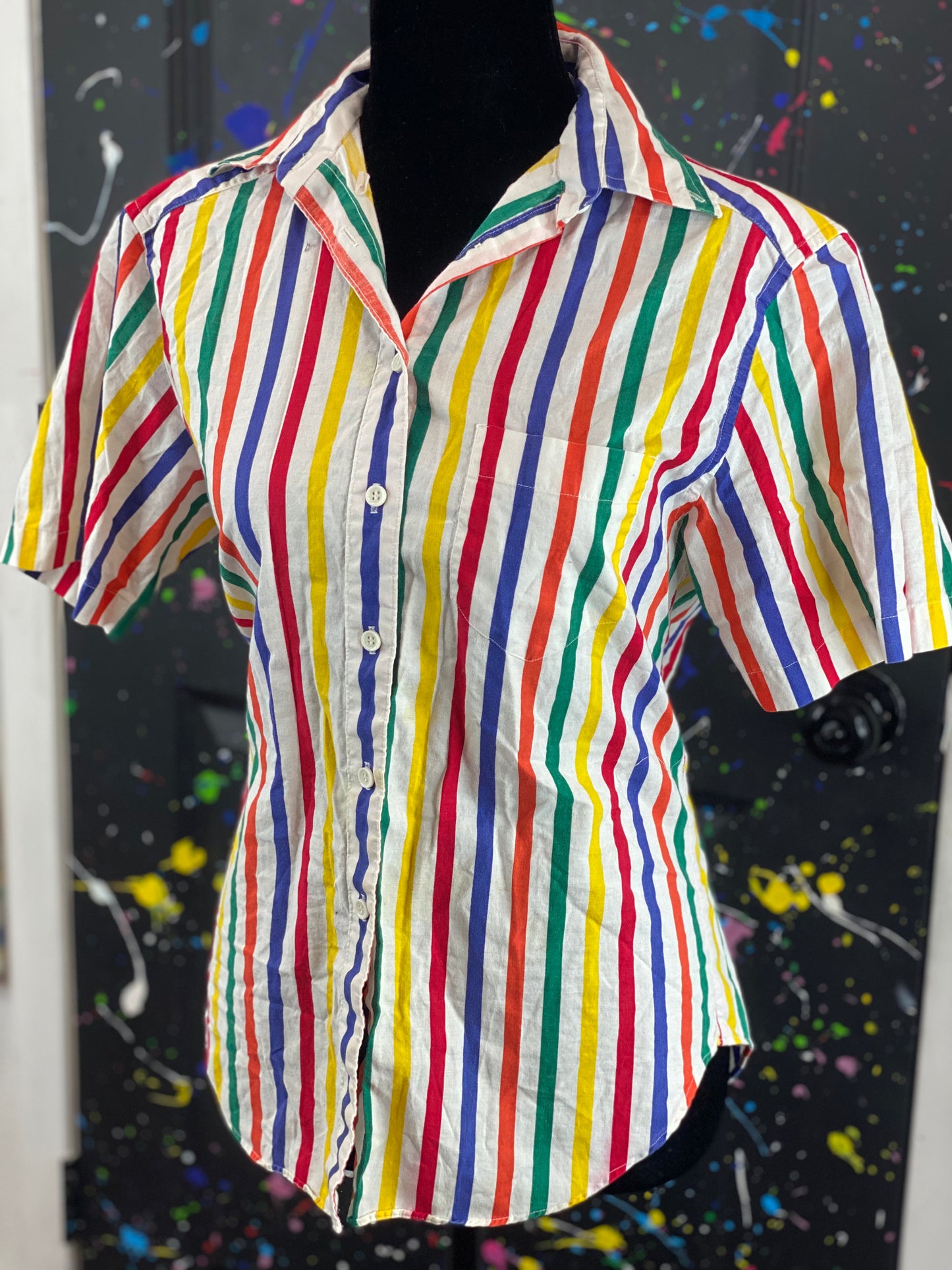 Vintage Short Sleeve Blouse
