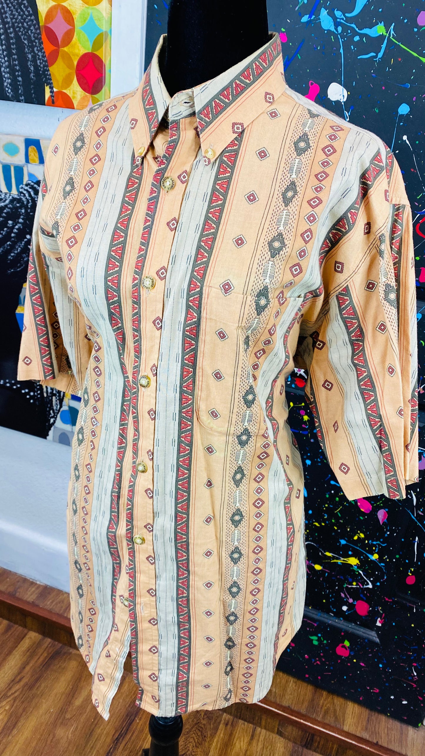 Vintage Short Sleeve Blouse