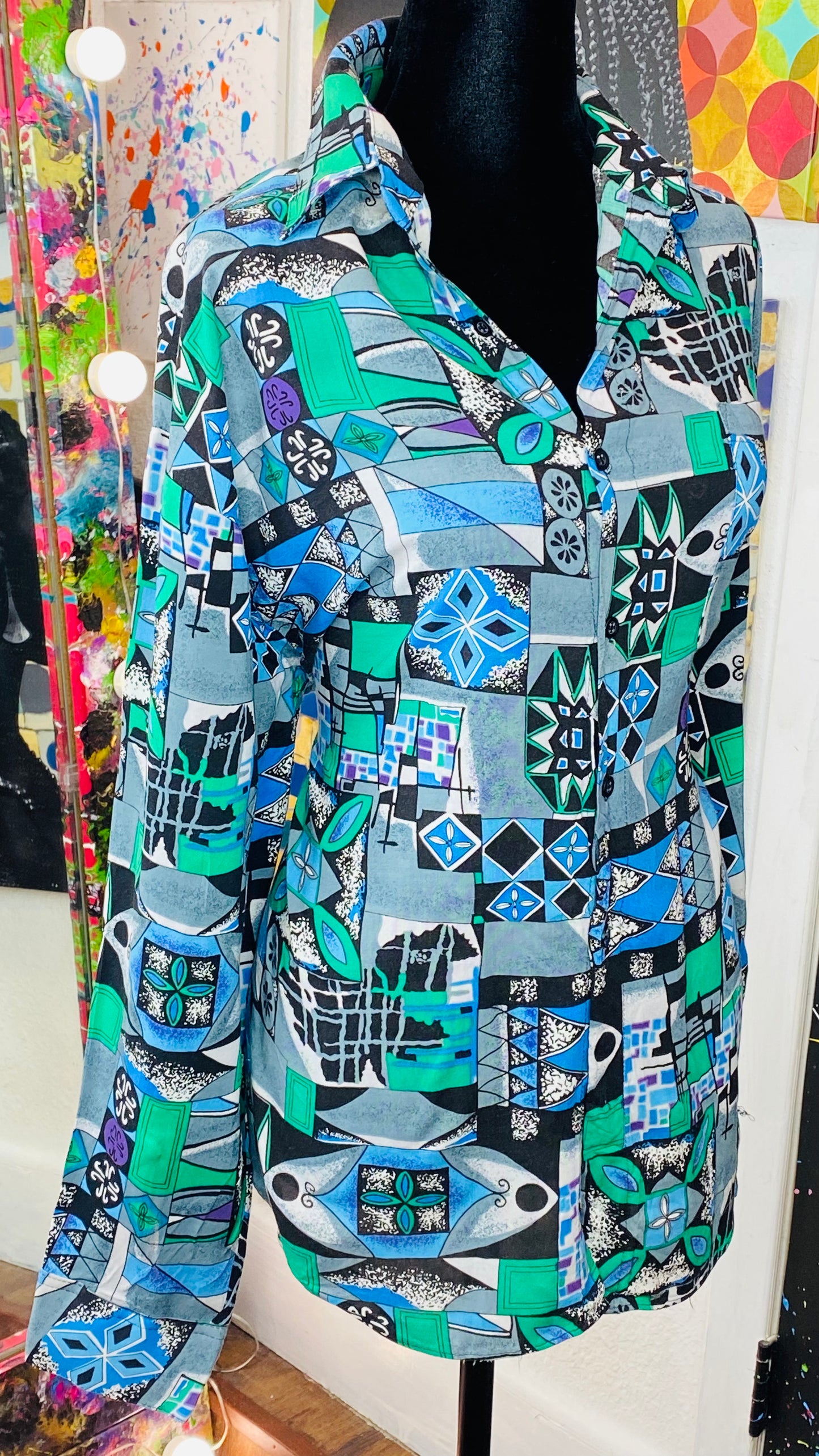 Vintage Long Sleeve Blouse