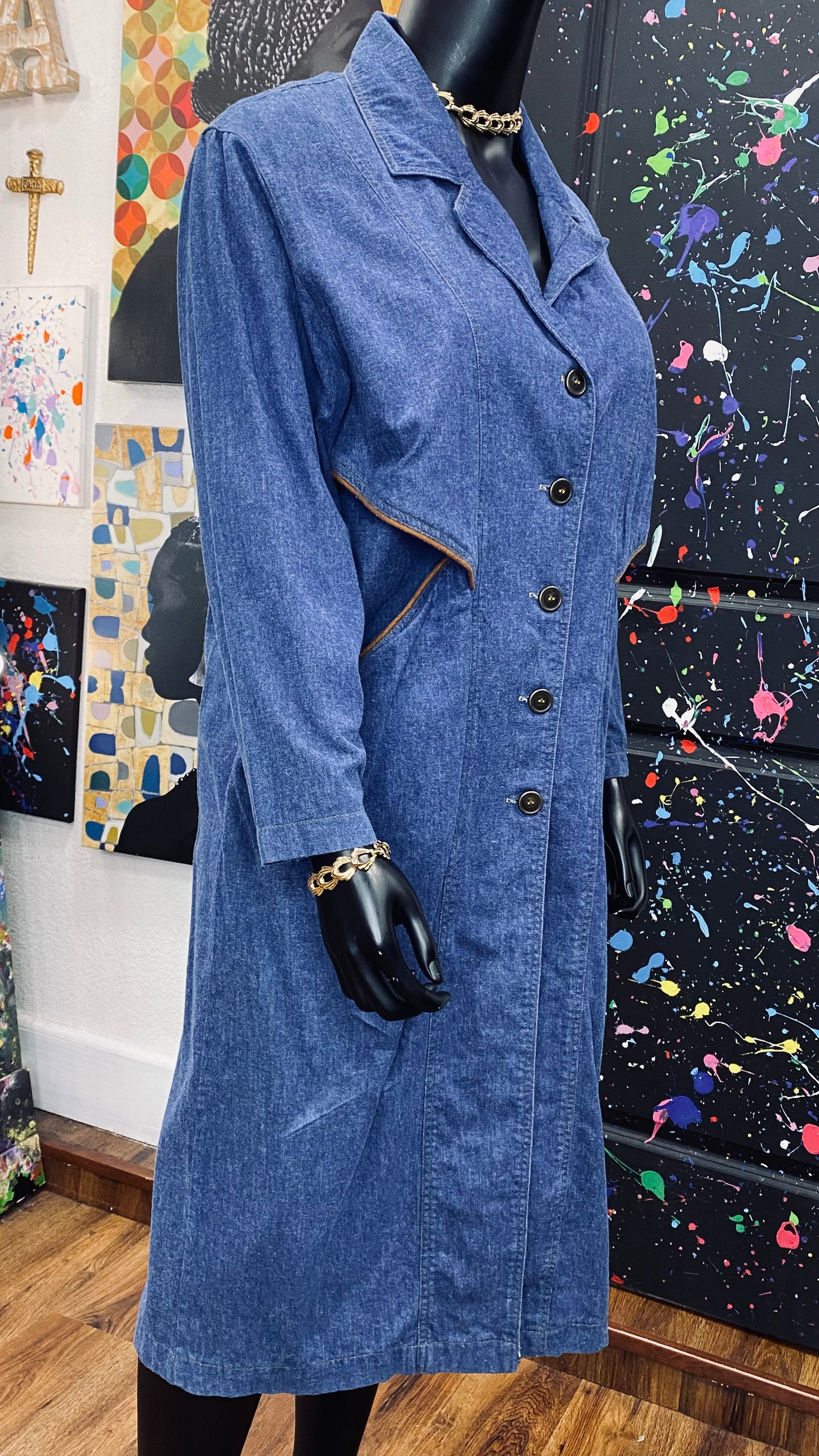 Vintage Denim Dress