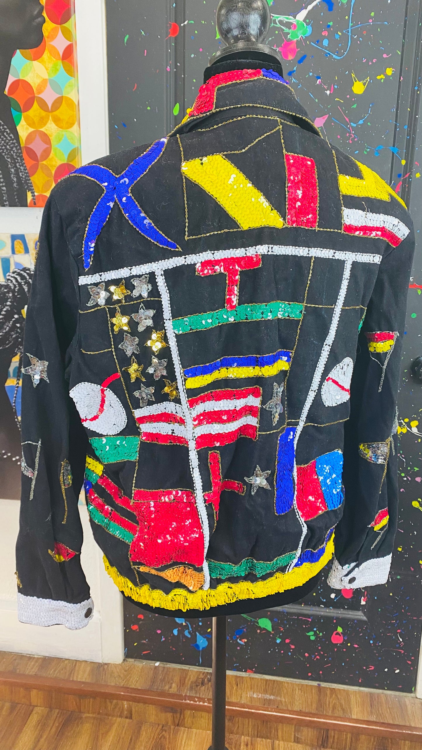 Vintage Modi Sequin Jacket