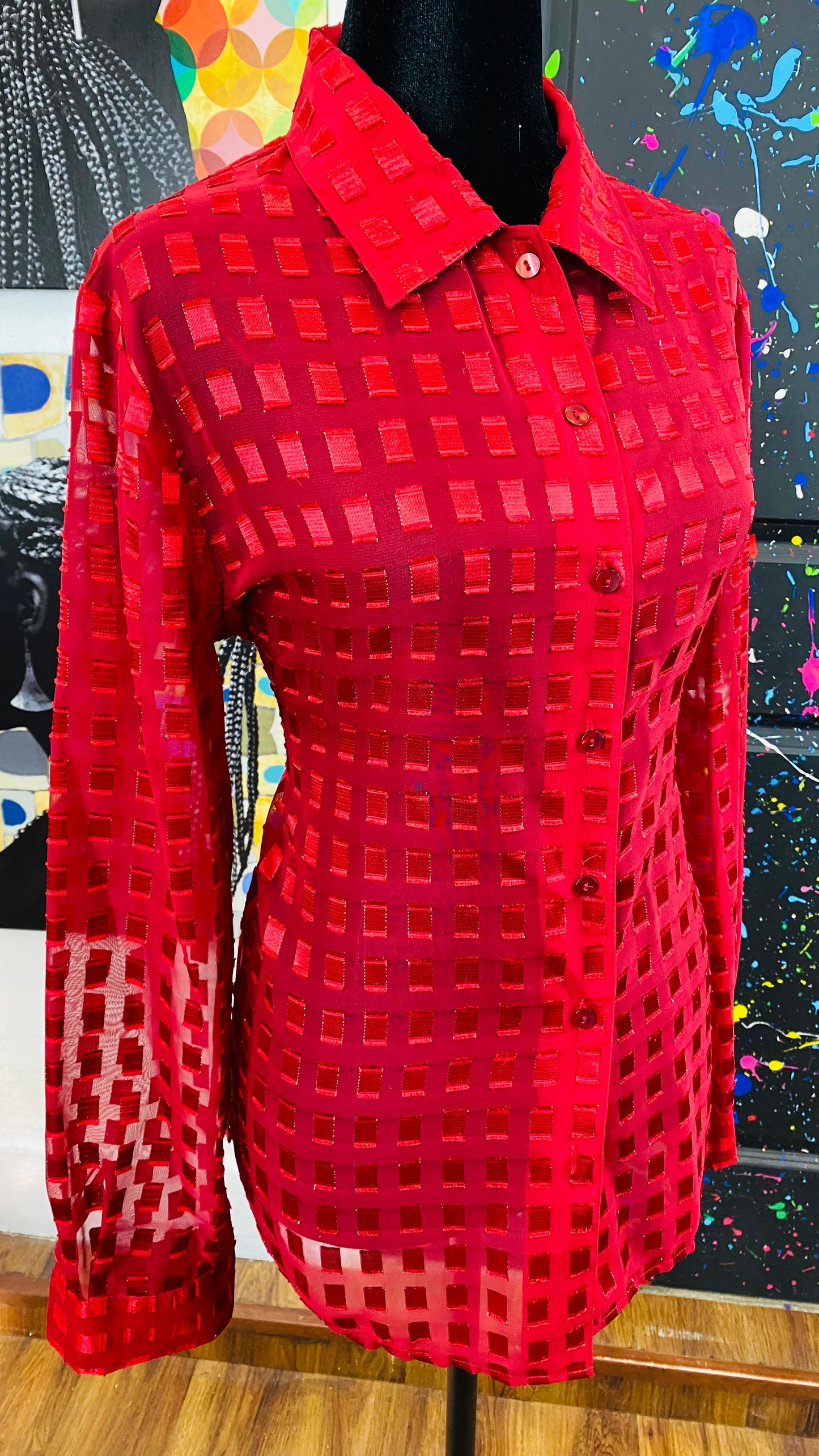 Vintage Long Sleeve Blouse