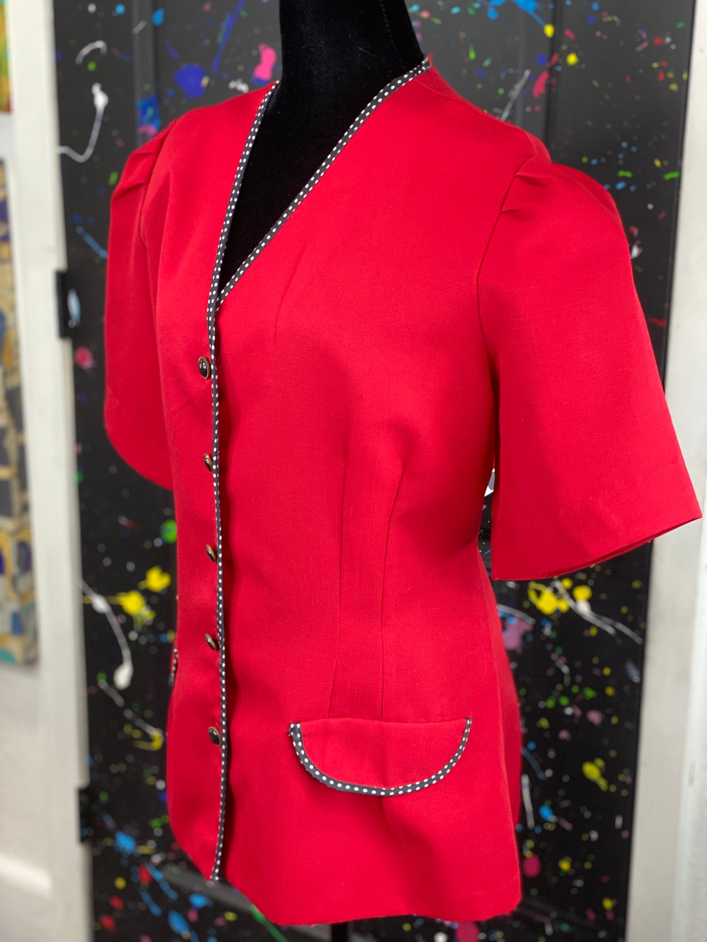 Vintage Short Sleeve Blazer