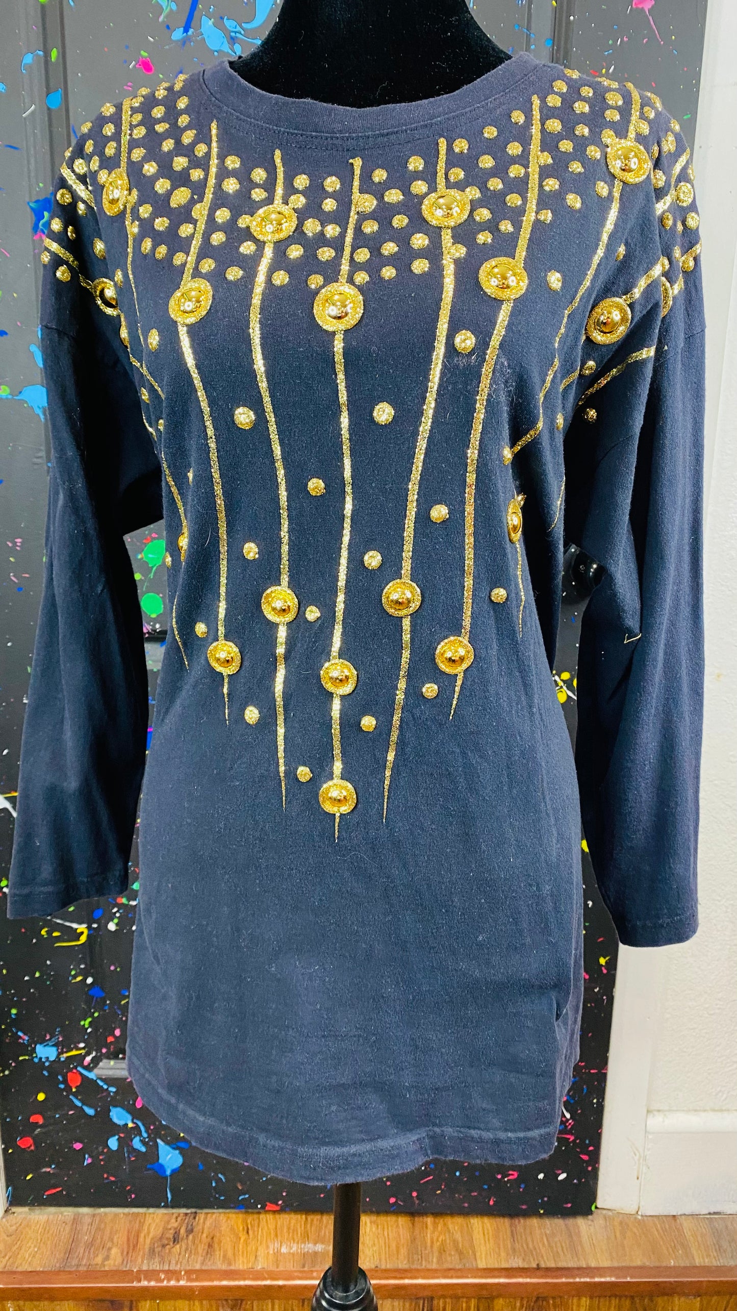 Vintage Hand Painted Blouse