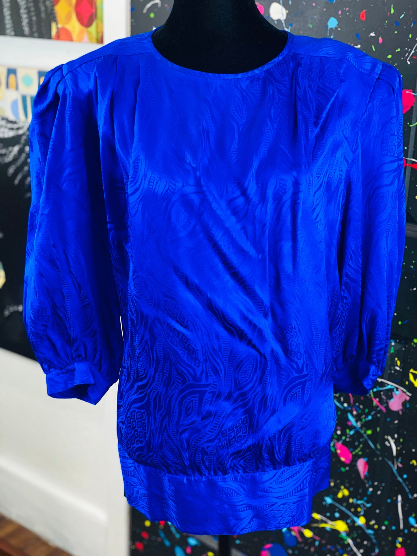 Vintage Short Sleeve Blouse