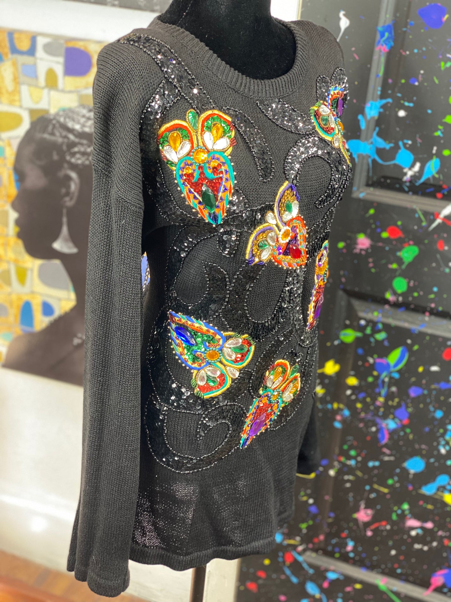 Vintage Jewel Sweater
