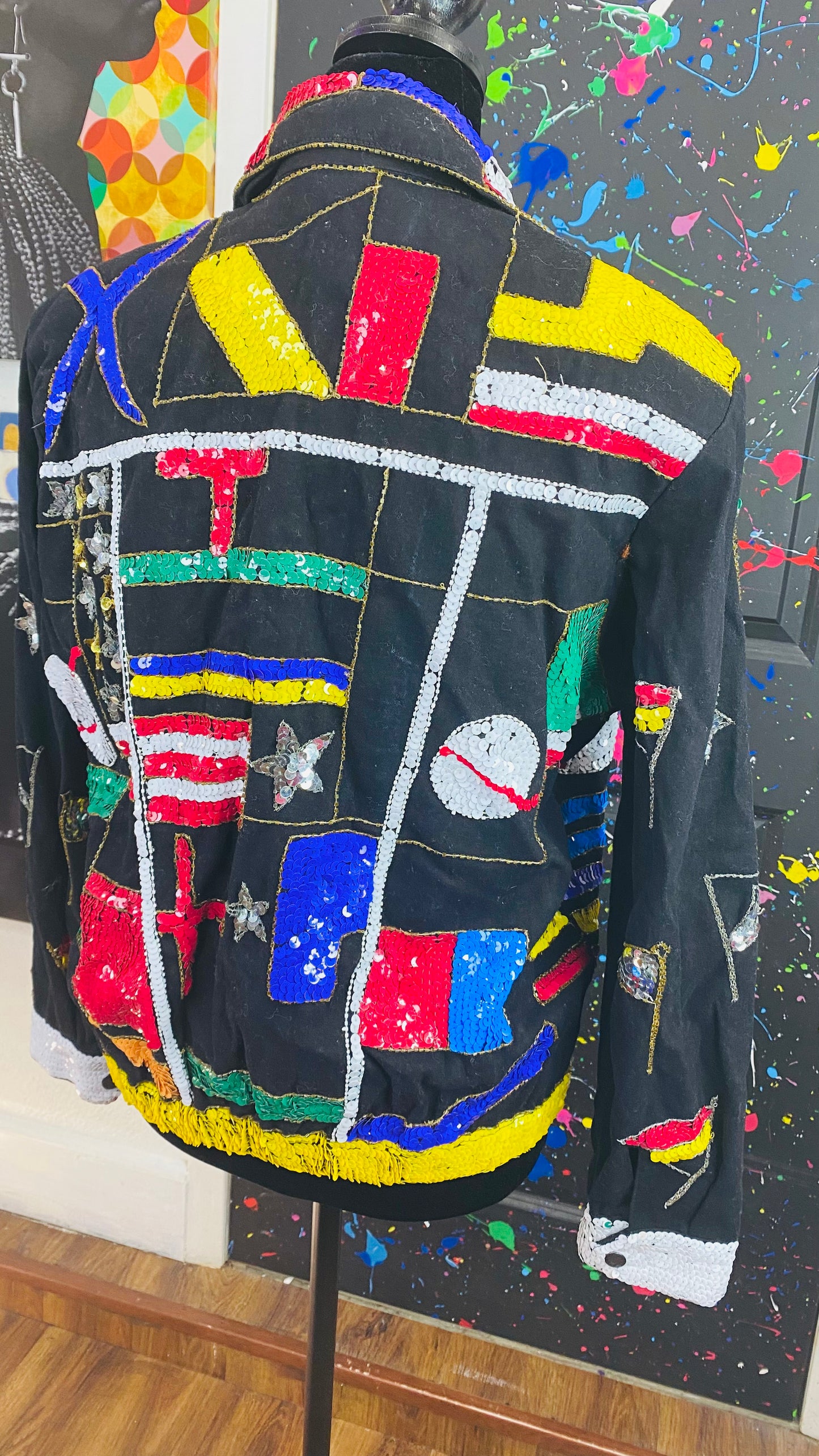 Vintage Modi Sequin Jacket