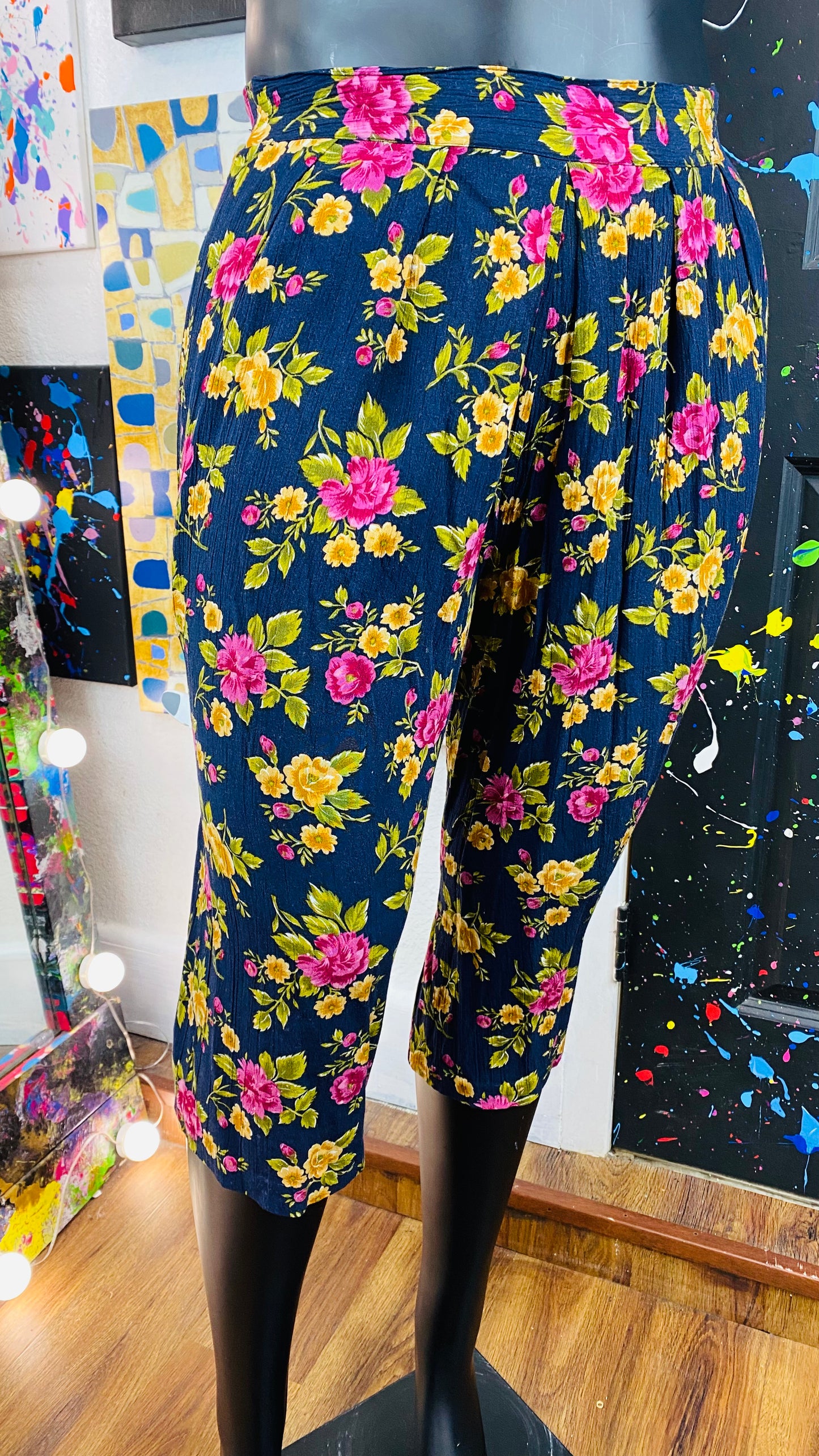 Vintage Floral Gauchos
