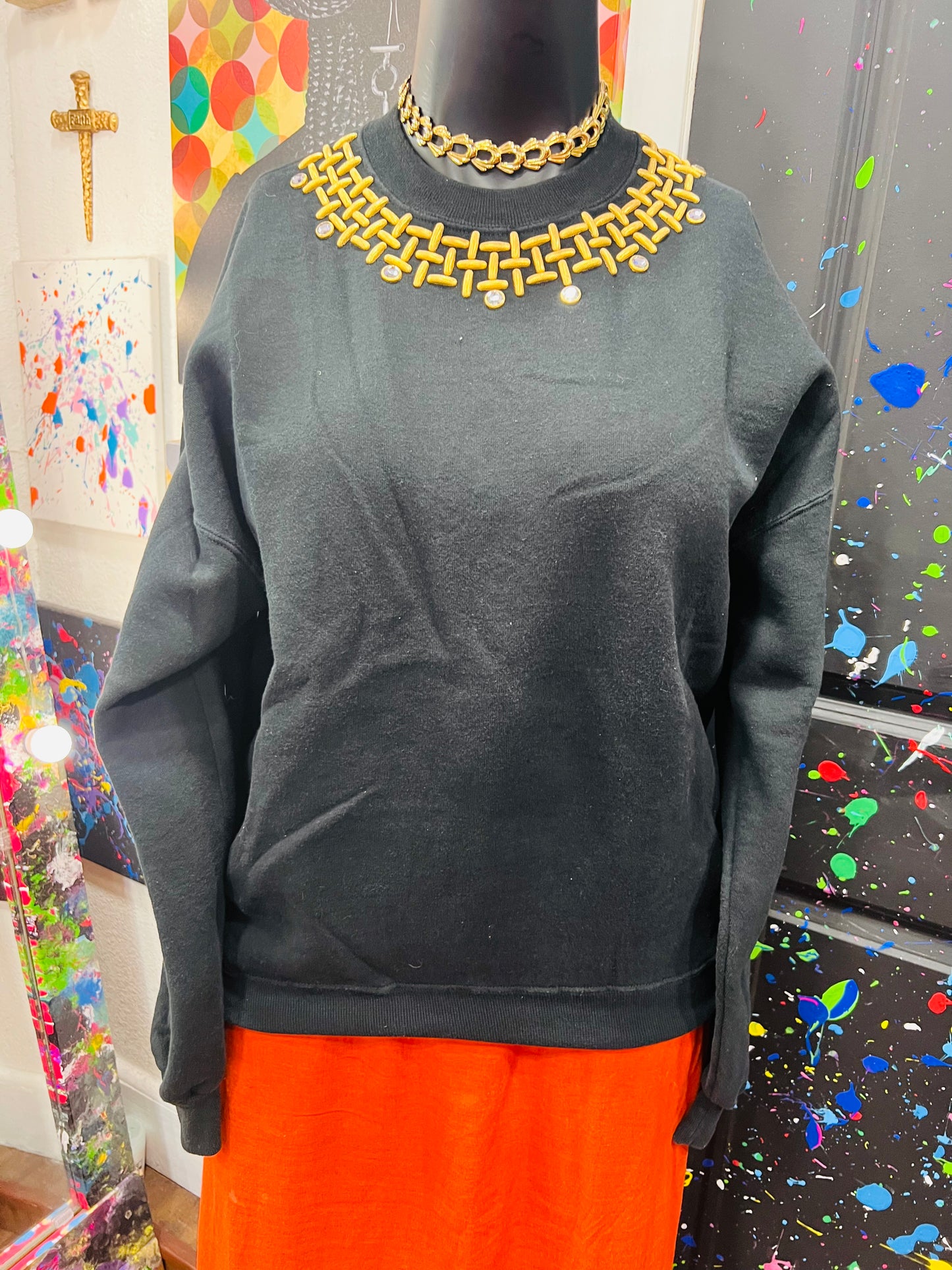 Vintage Black Sweater