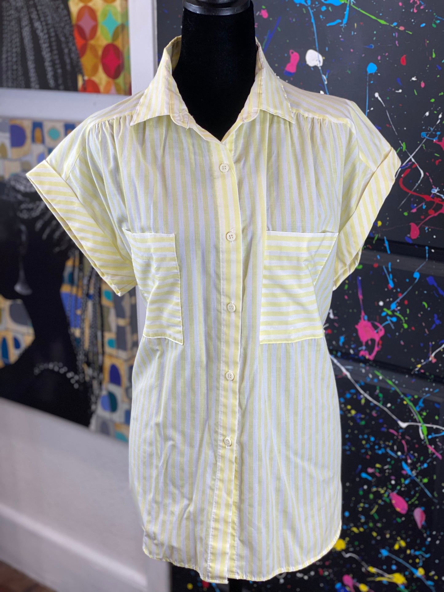 Vintage Short Sleeve Blouse