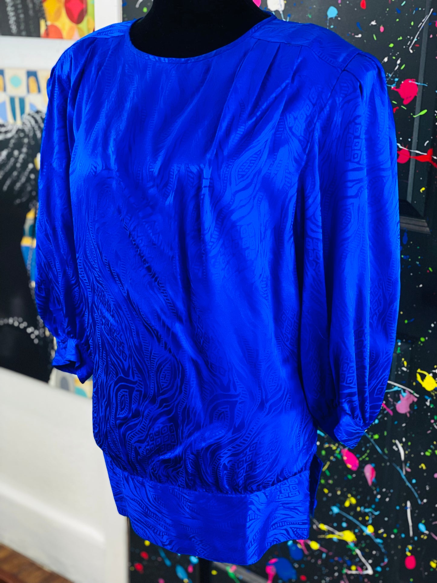 Vintage Short Sleeve Blouse