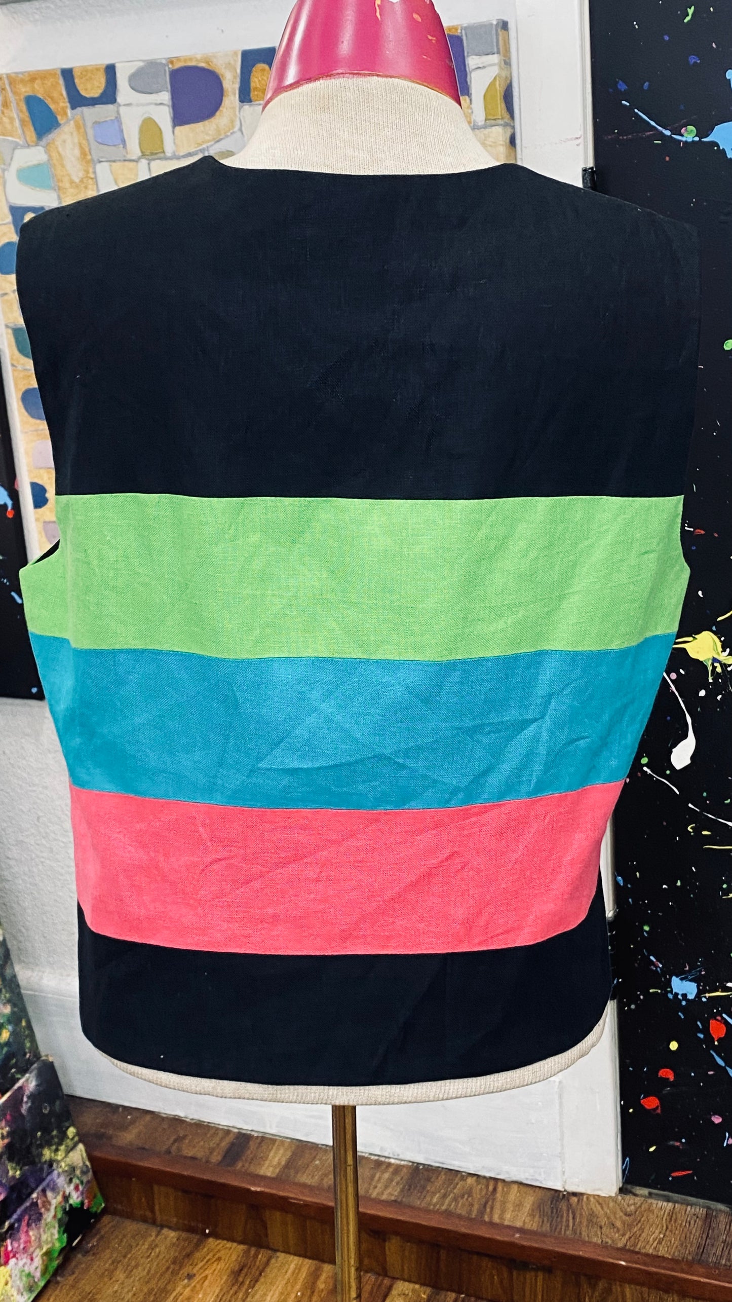 Vintage Sleeveless Blouse