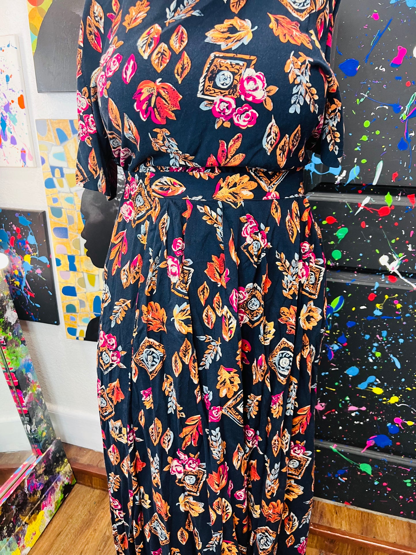 Floral Skirt Set