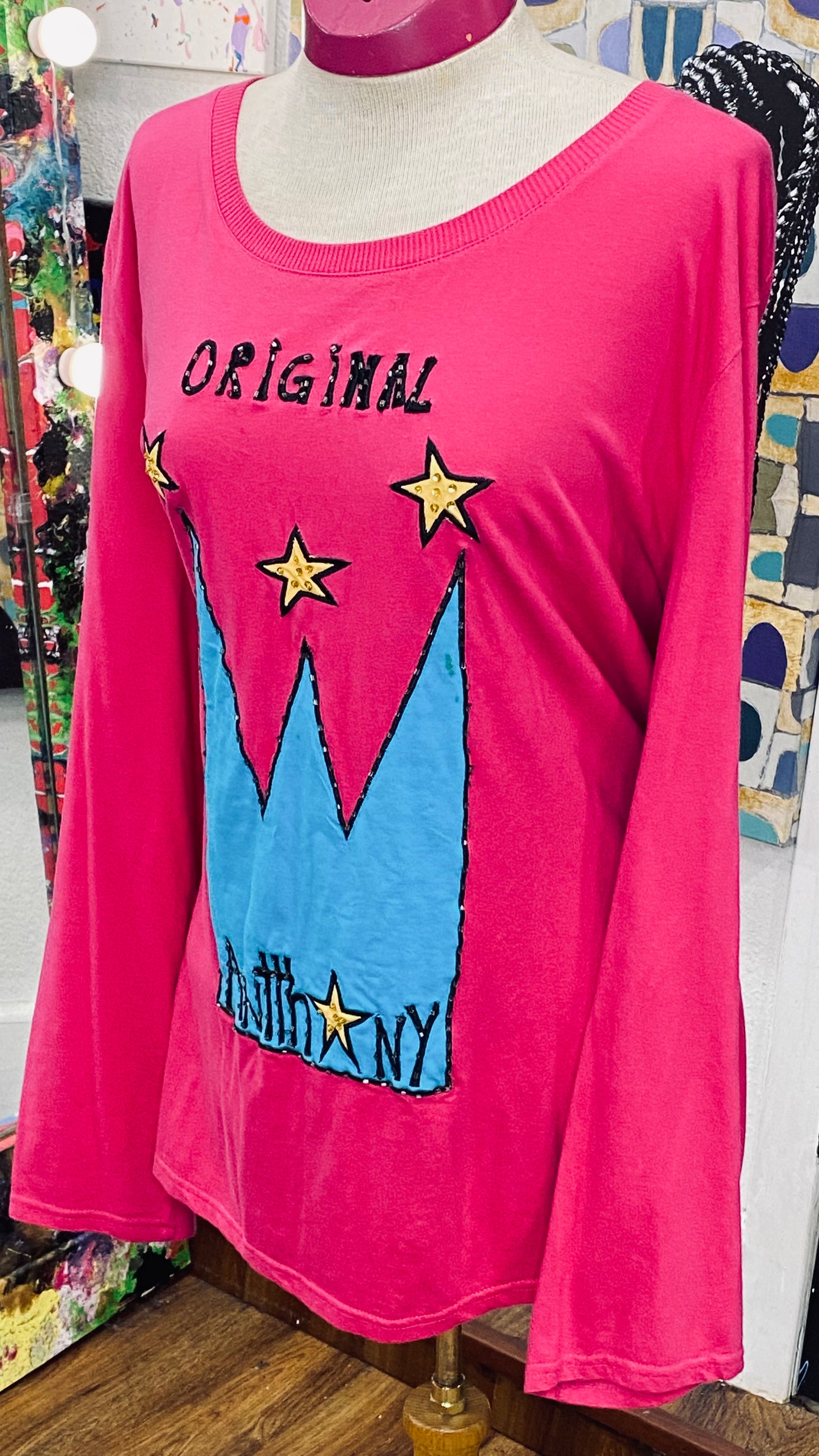 Vintage Pink Blouse