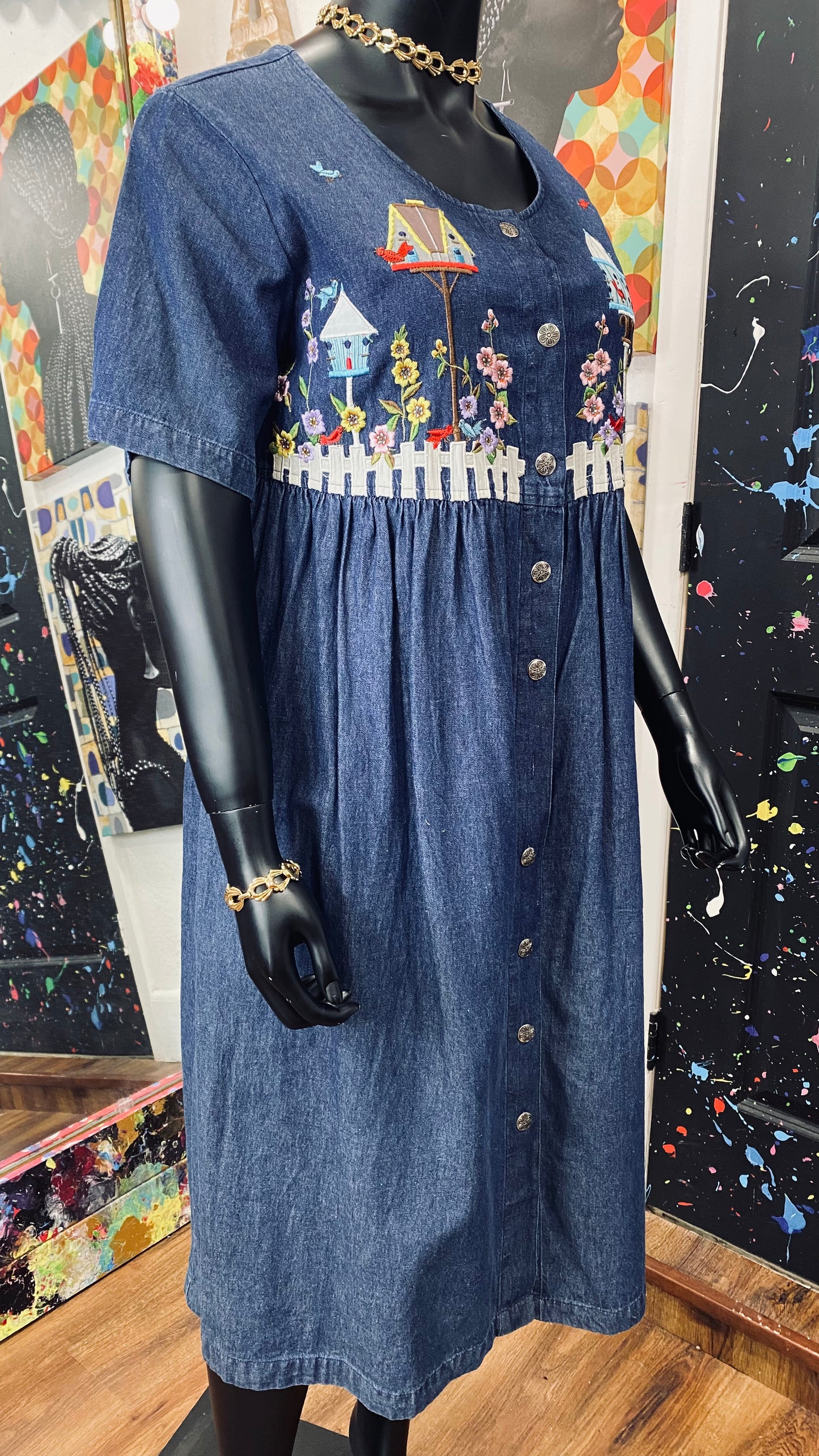 Vintage Jean Dress