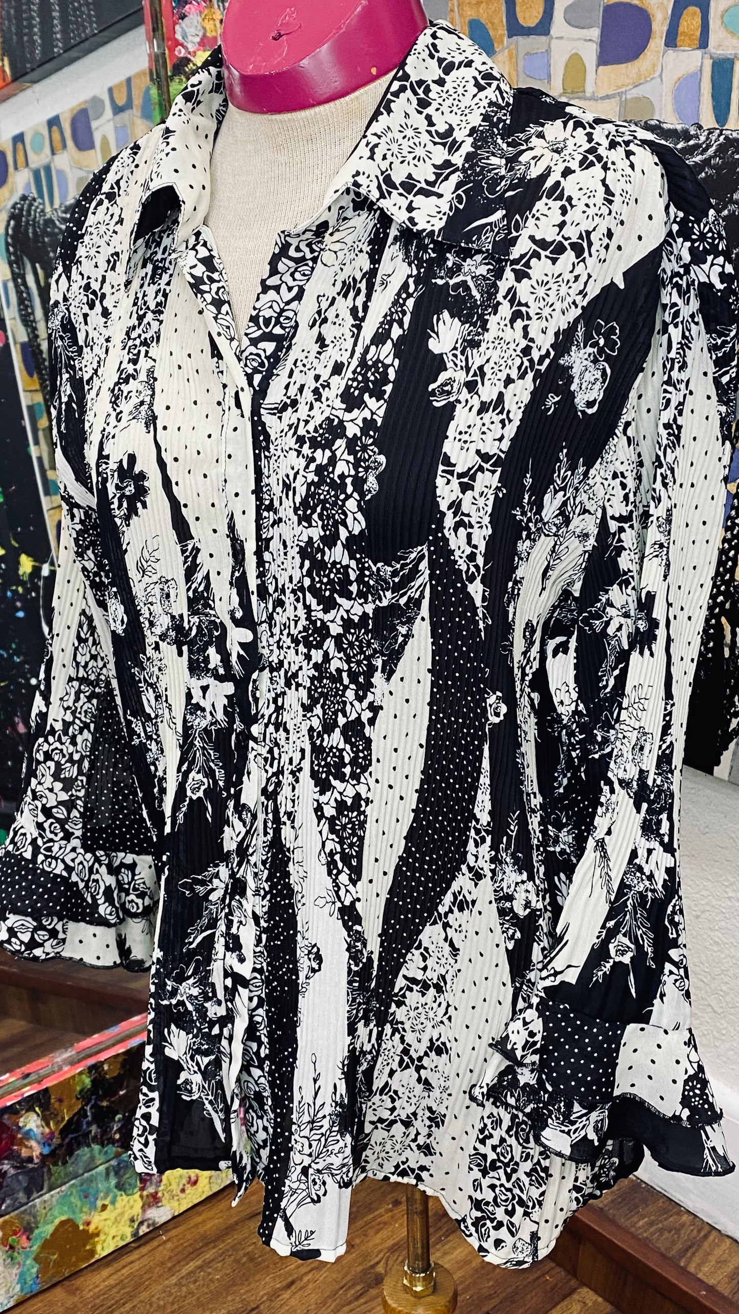 MixPrint Blouse