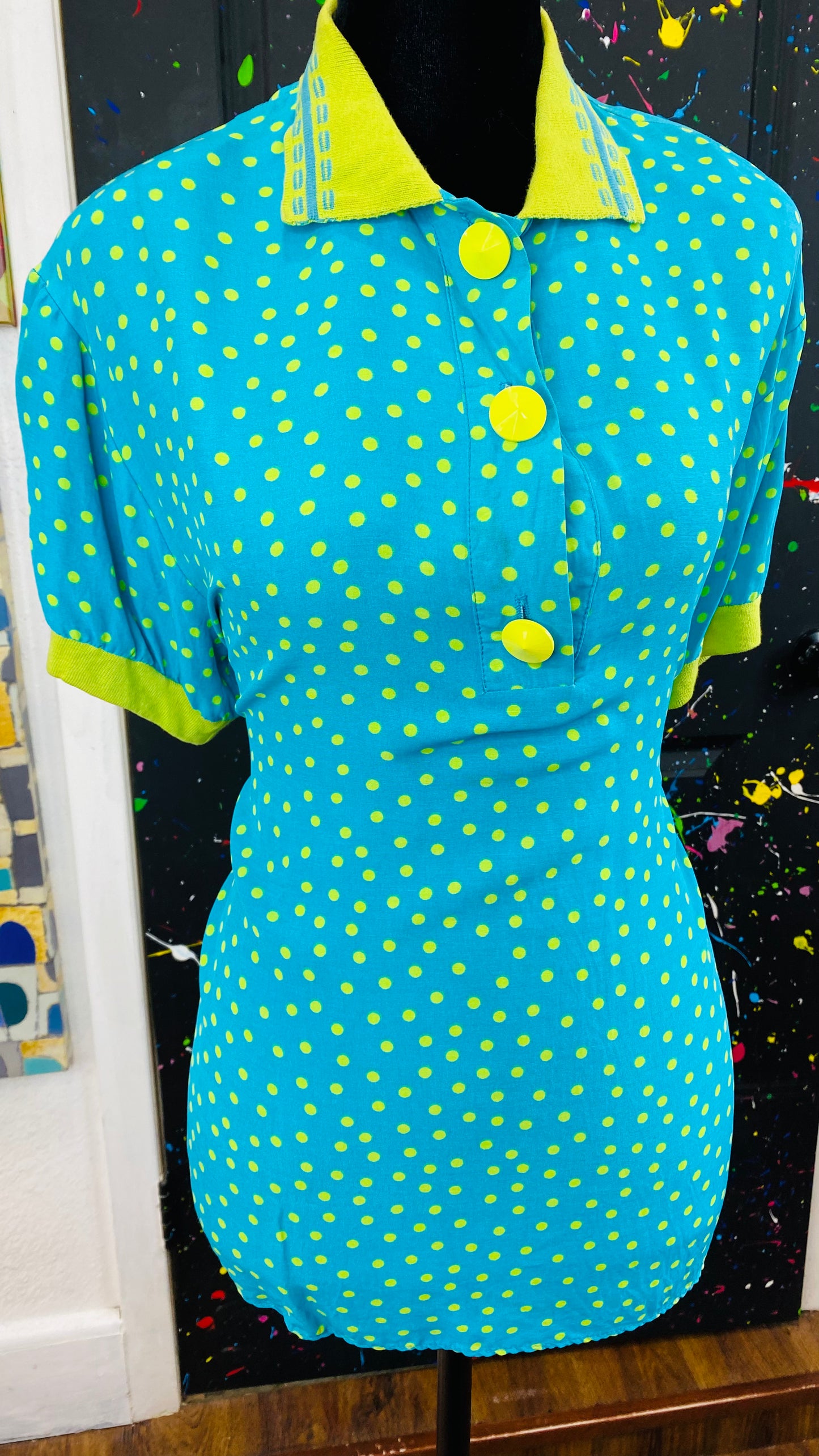 Vintage Short Sleeve Blouse