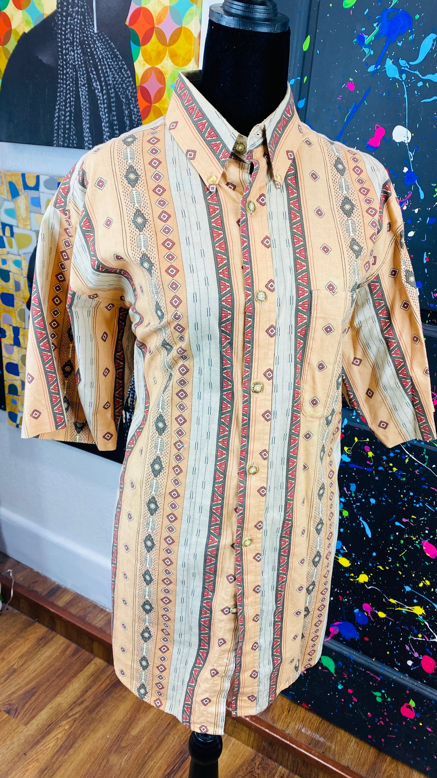 Vintage Short Sleeve Blouse
