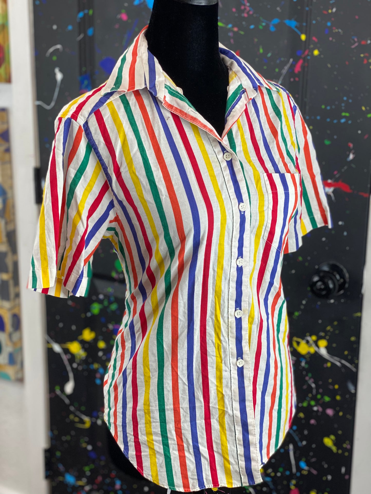 Vintage Short Sleeve Blouse