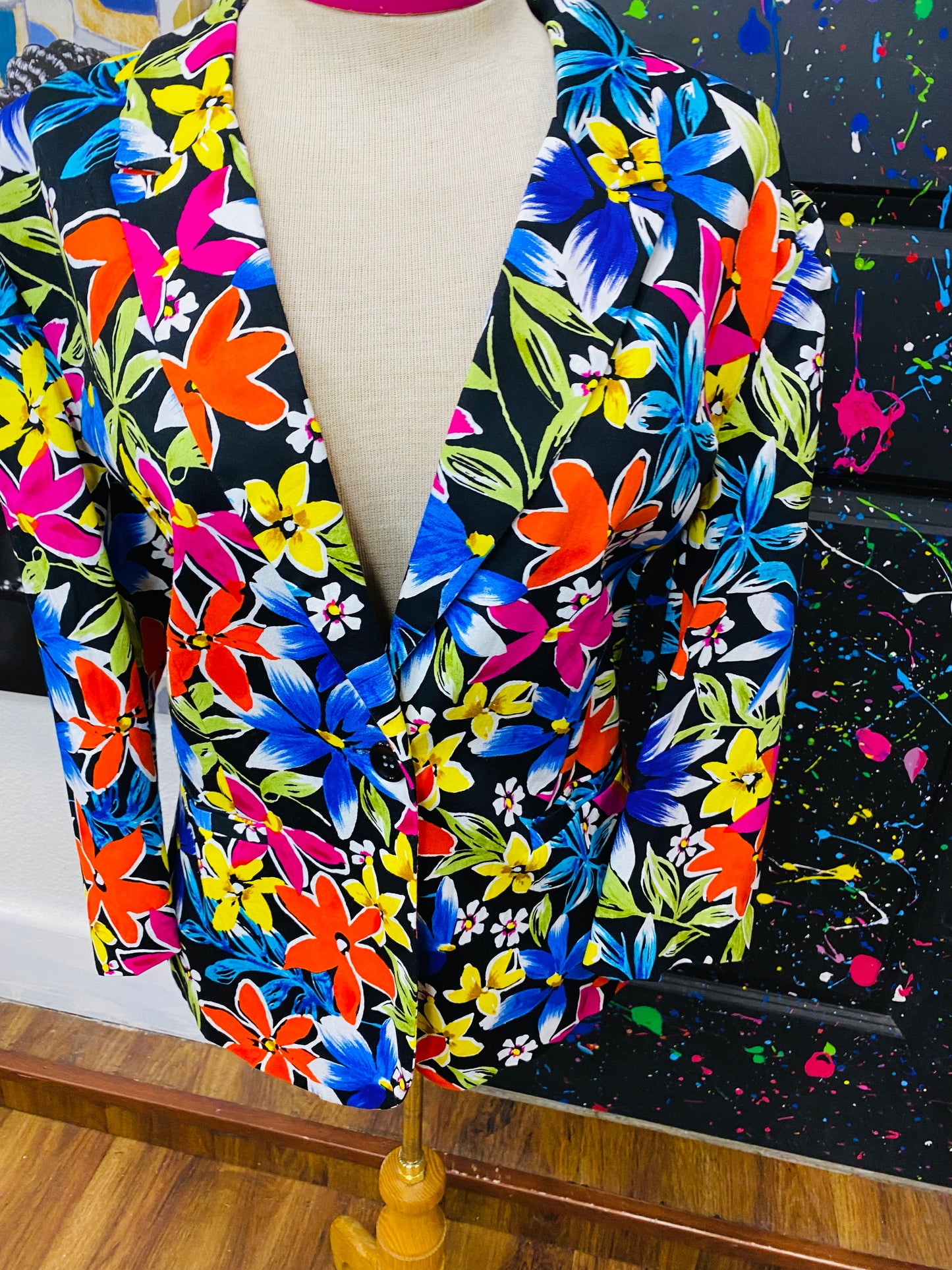Vintage Floral Blazer