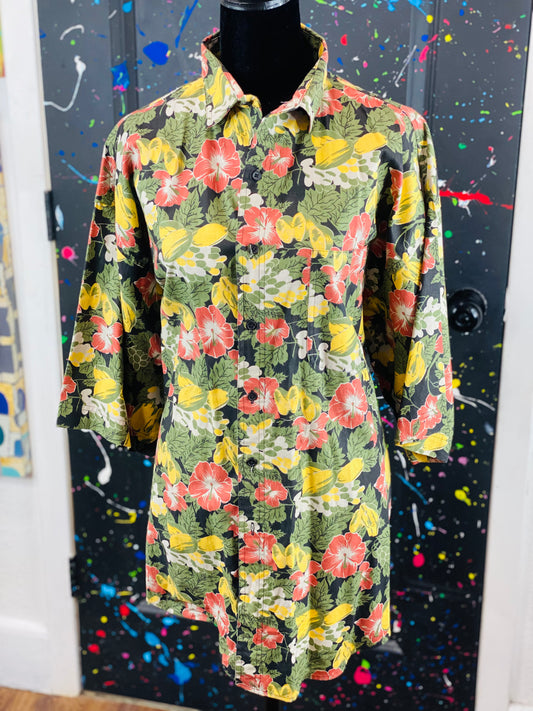 Vintage Short Sleeve Blouse