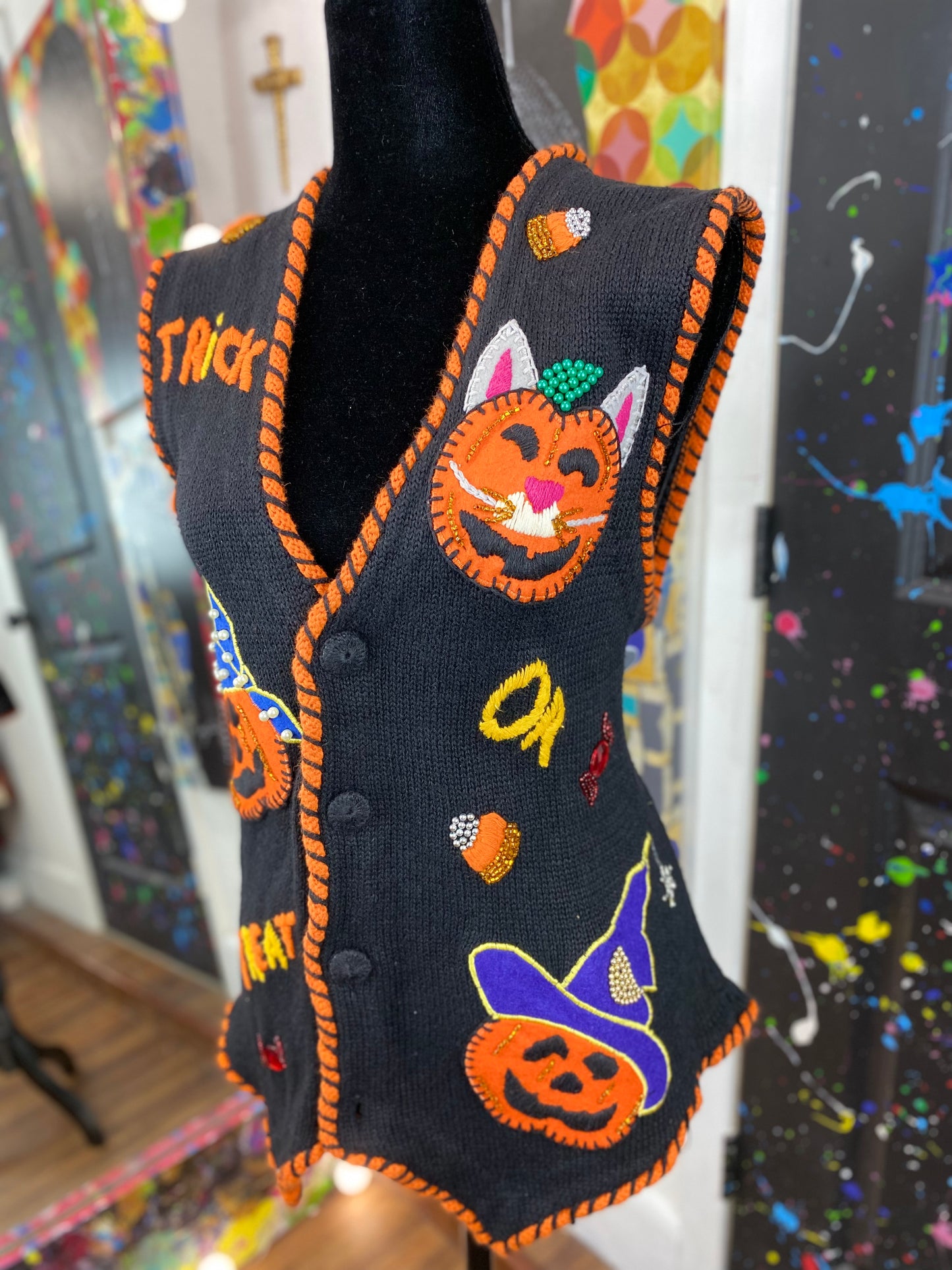 Vintage Halloween Vest