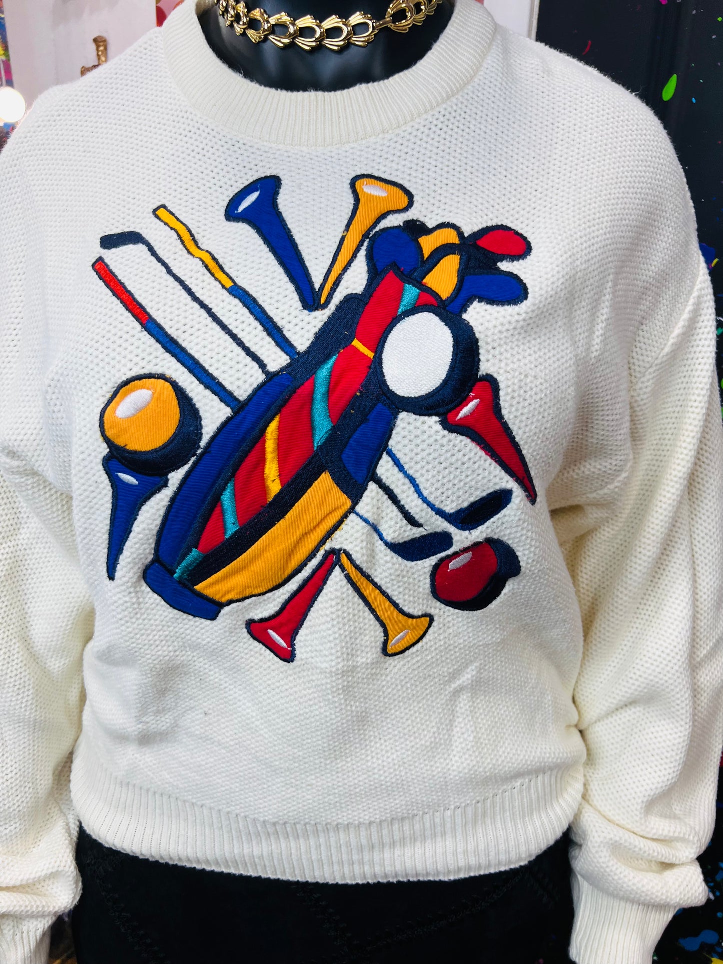 Vintage Golf Sweater