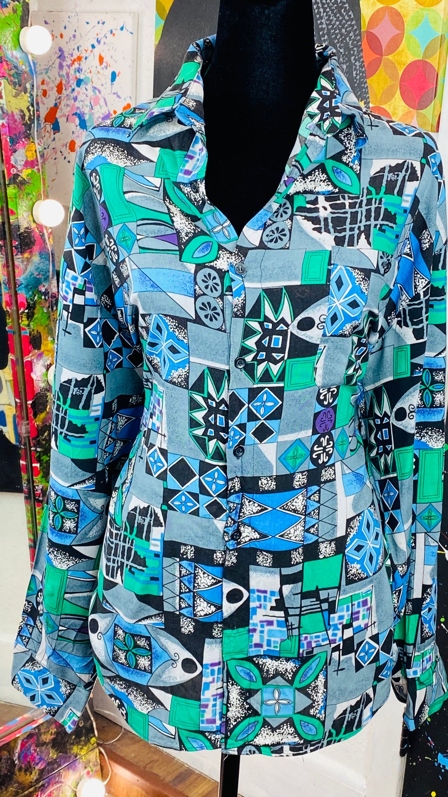 Vintage Long Sleeve Blouse