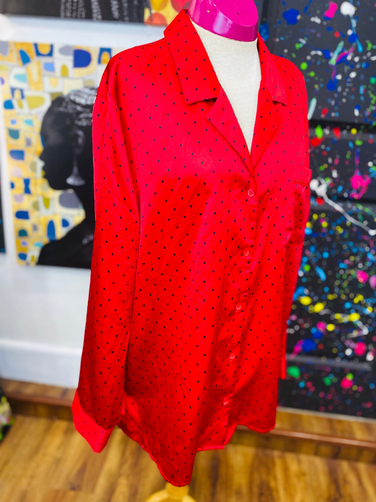Polka Dot Blouse