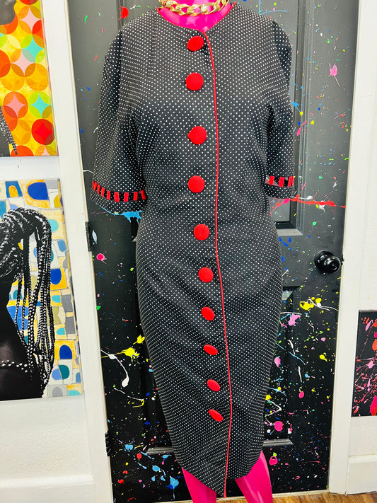 Vintage Polka Dot Dress
