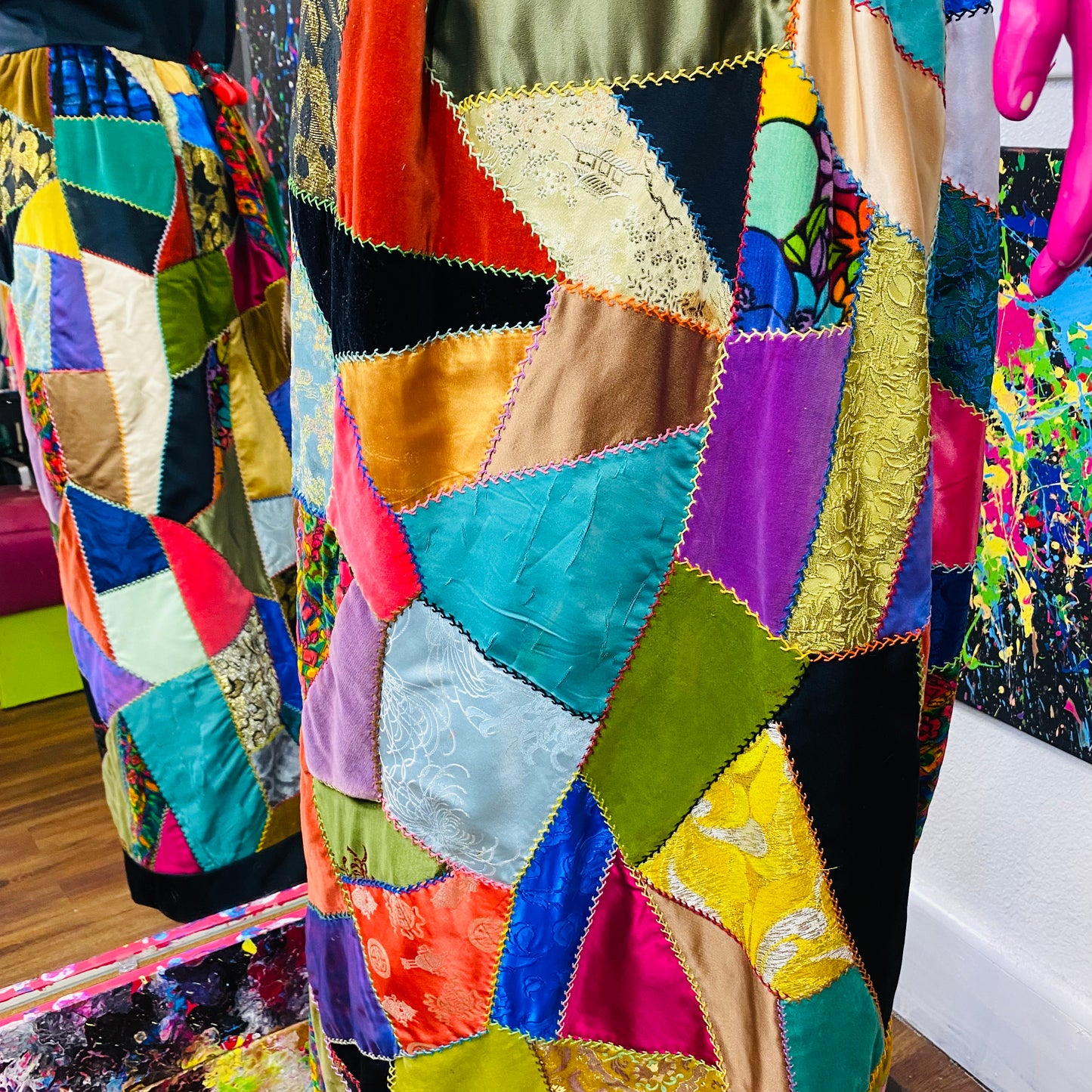 Vintage Patchwork Dress