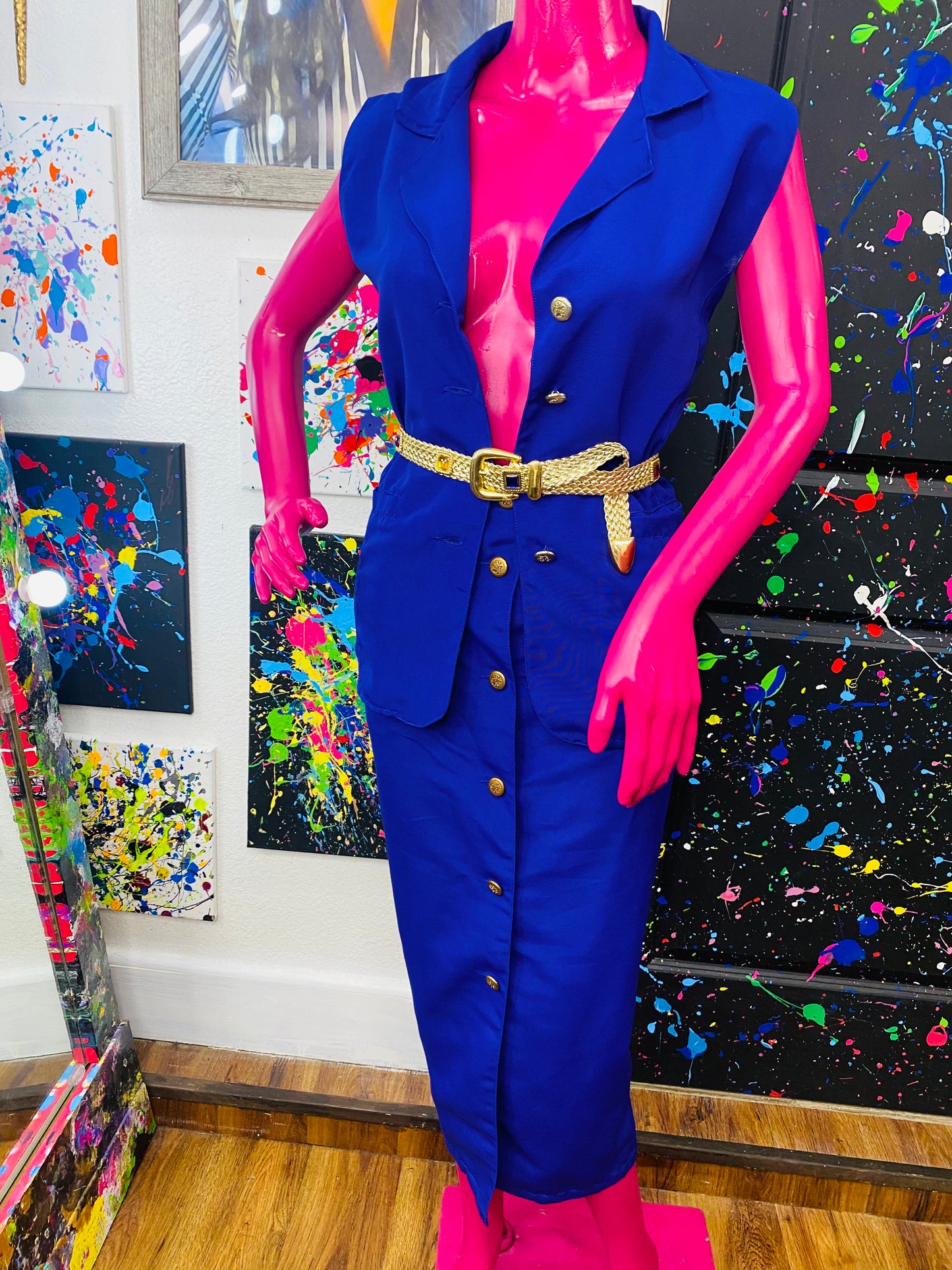Vintage Purple Two Piece Set