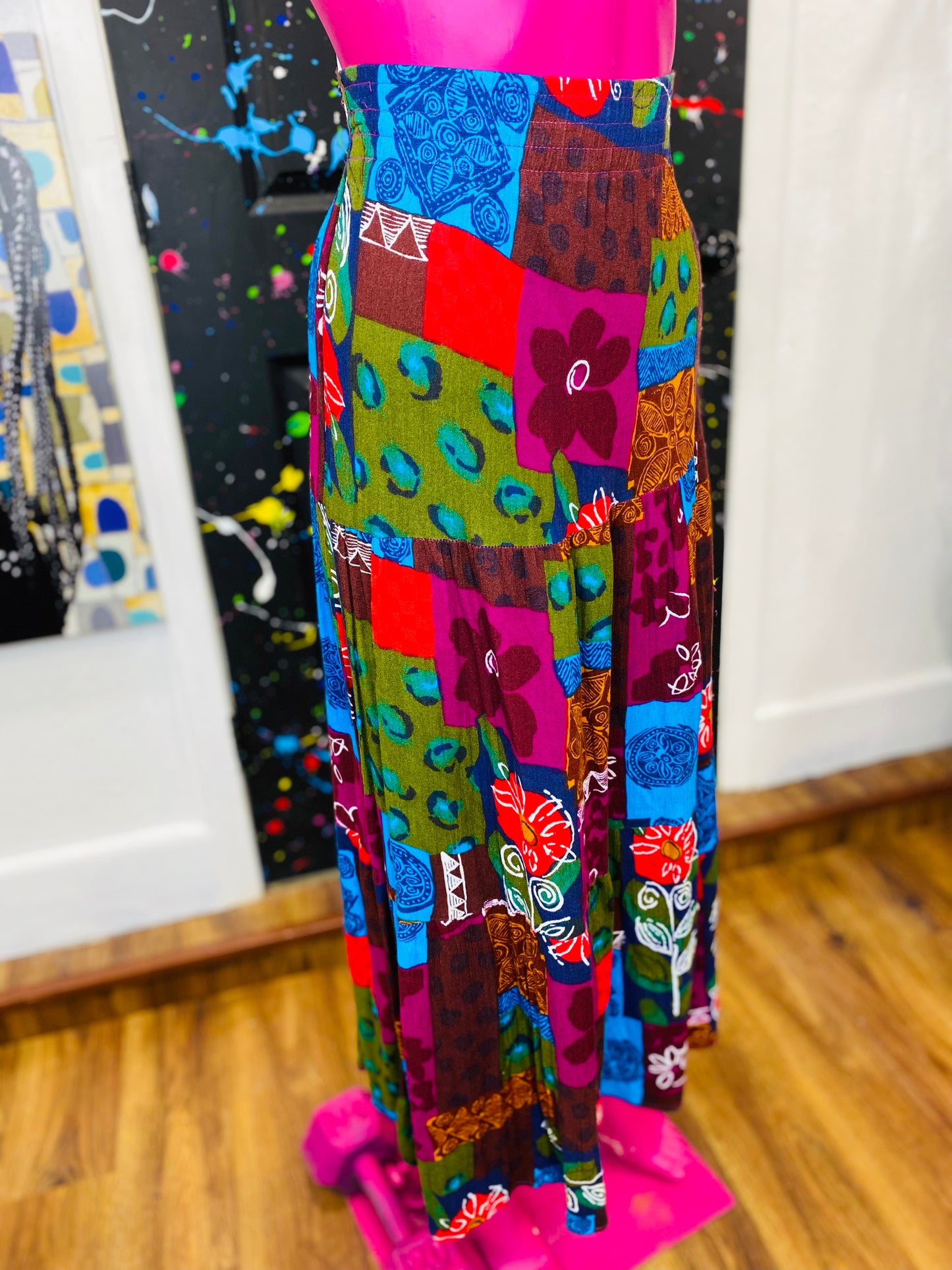 Vintage Patchwork Skirt (20)