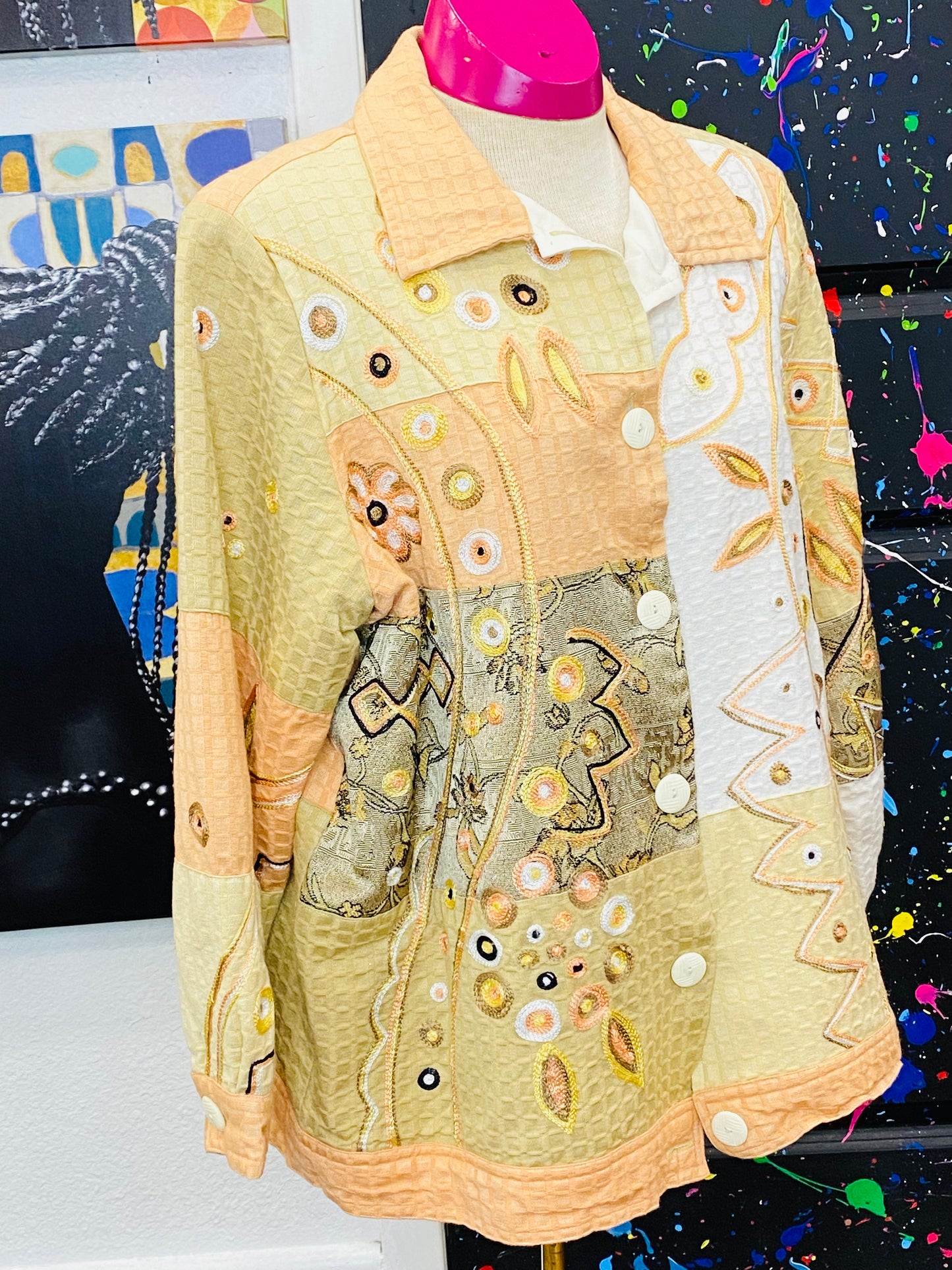 Julia Kin Embroidered Blazer