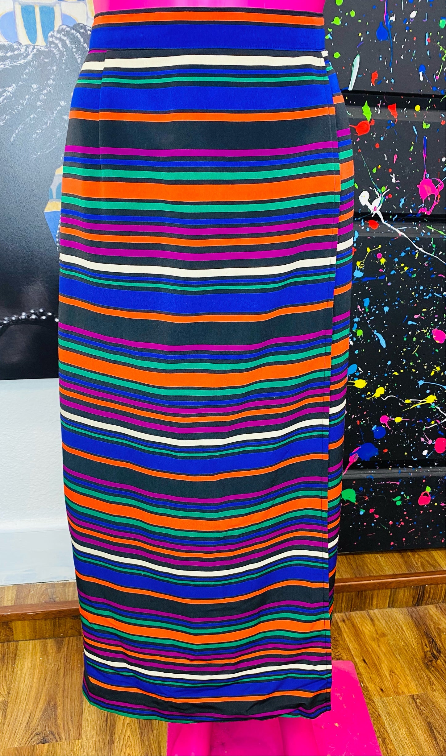 Vintage Striped Skirt