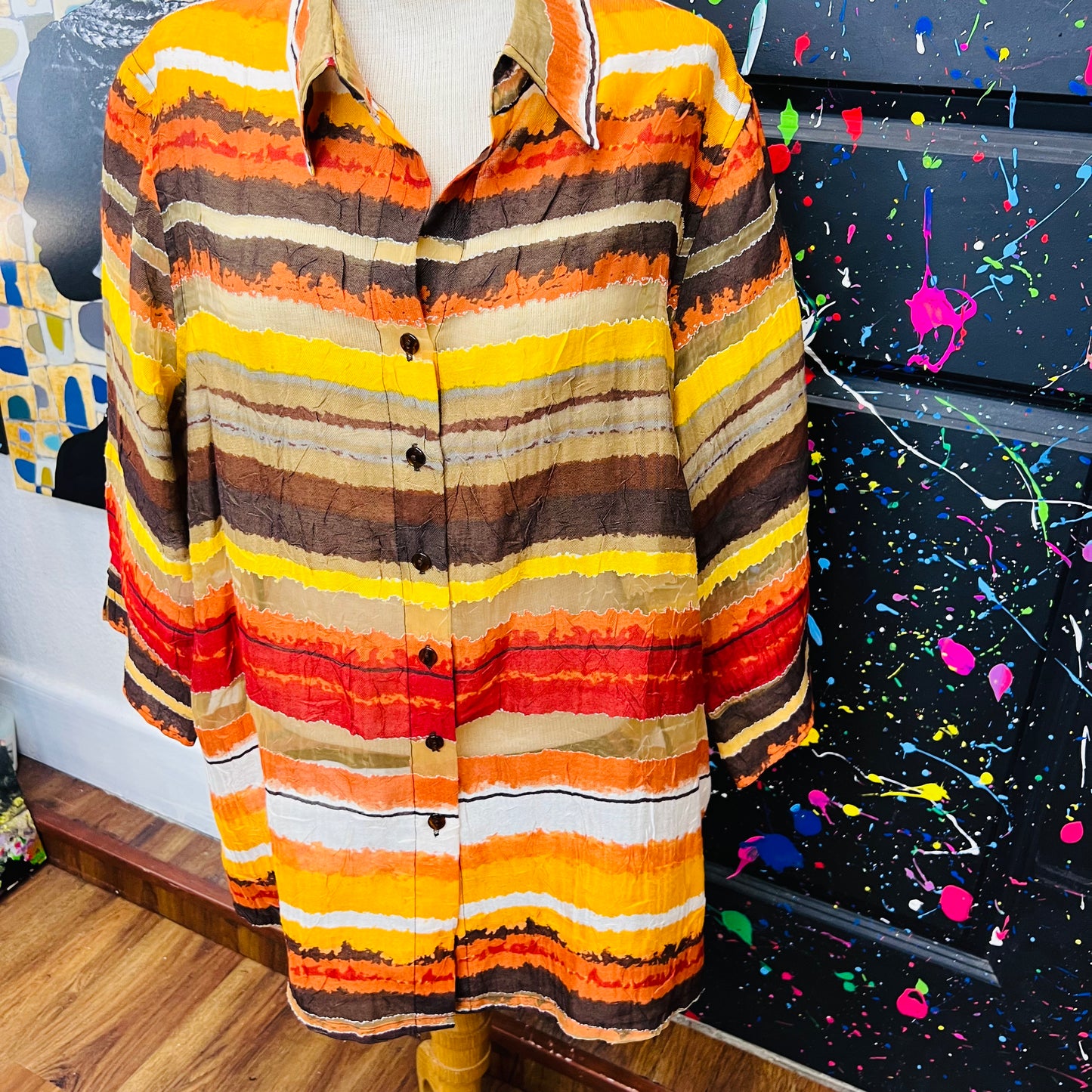 Vintage Shacket/ Blouse