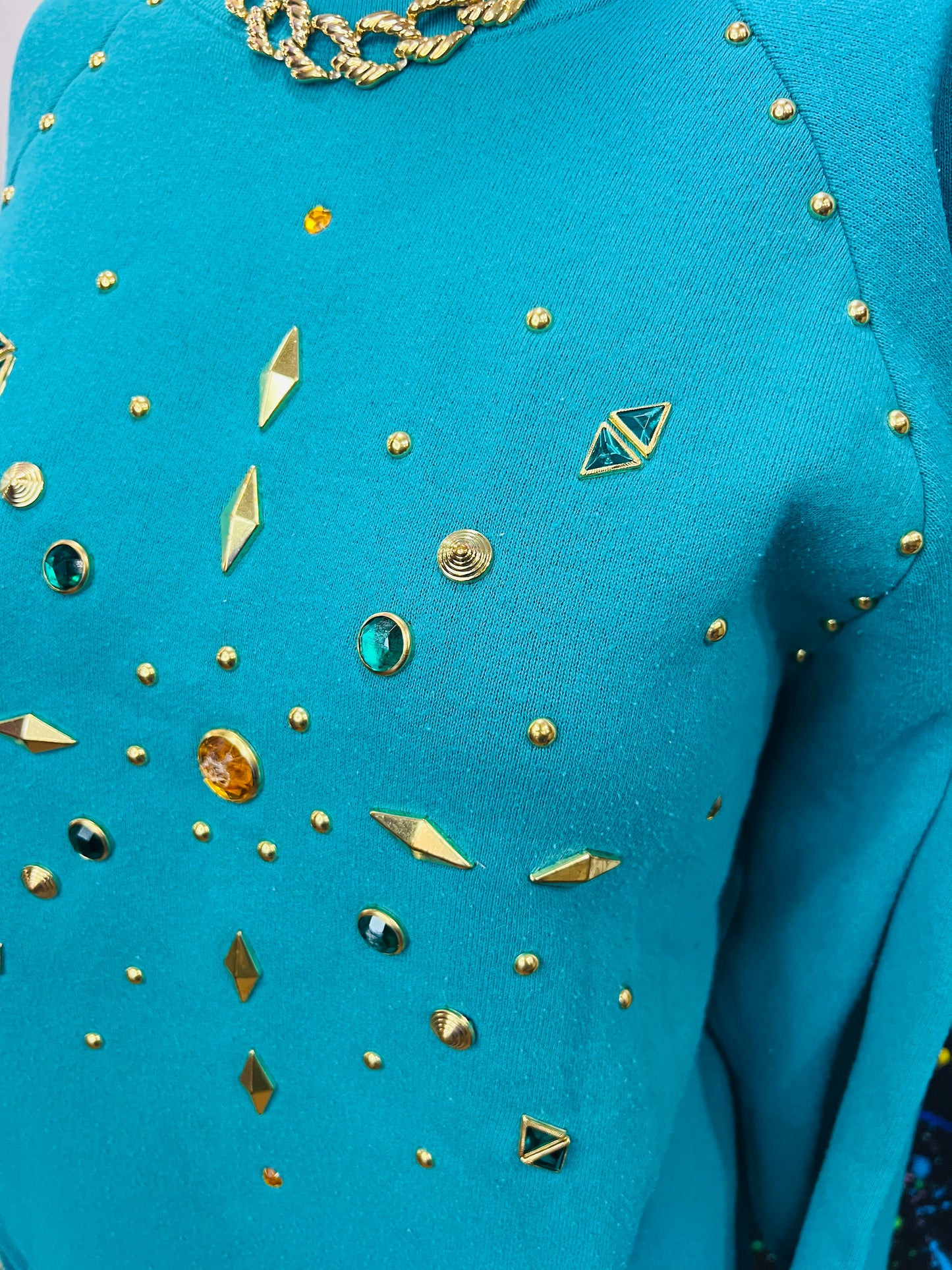 Vintage Jeweled Sweatshirt