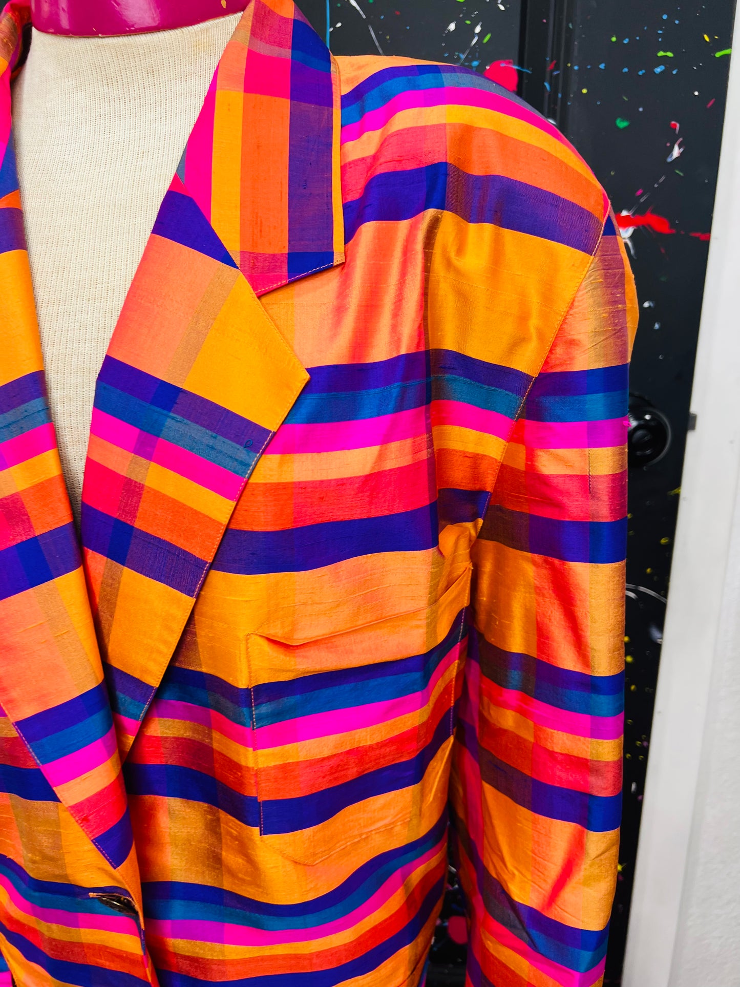 100% Silk Vintage Blazer