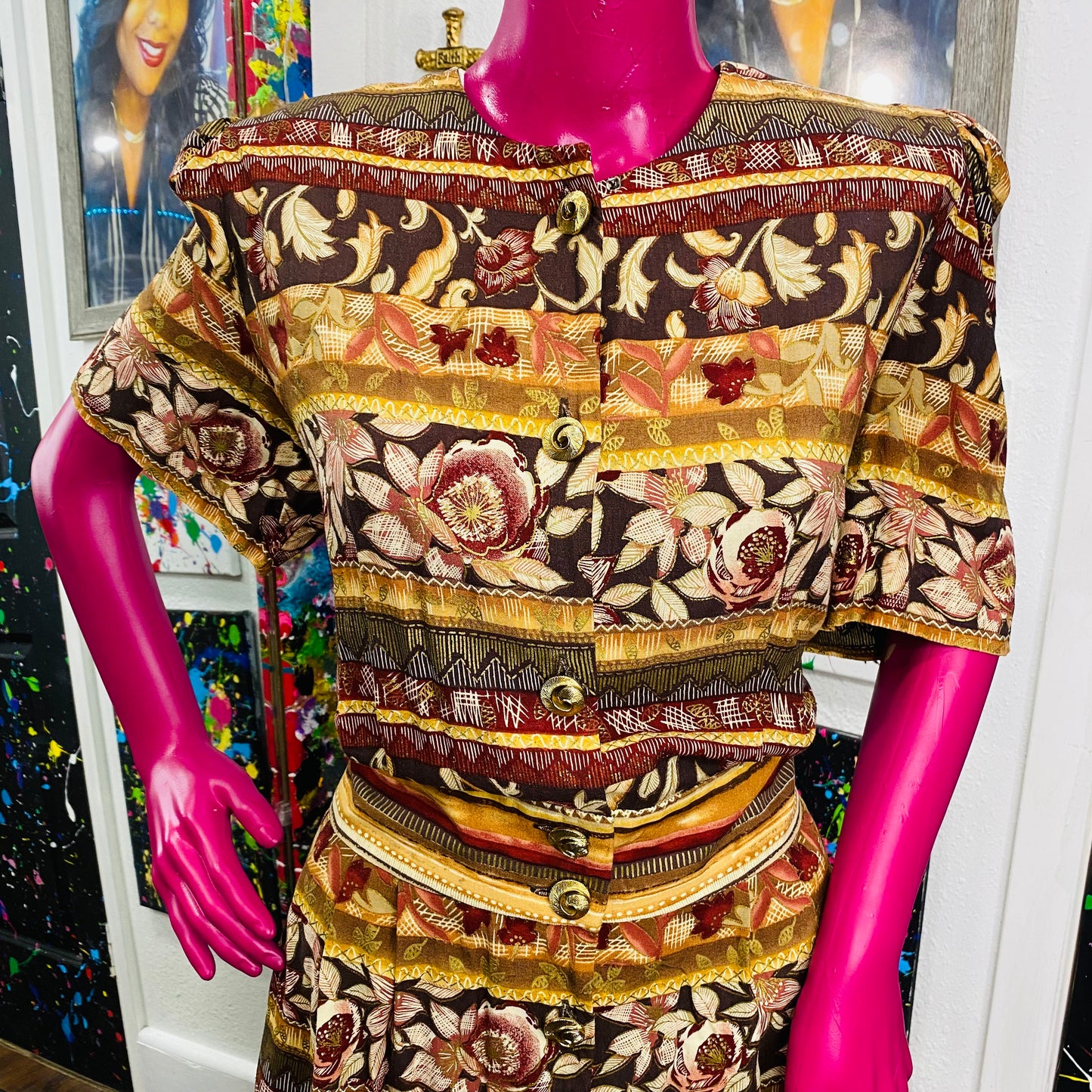 Vintage Positive Attitude Dress