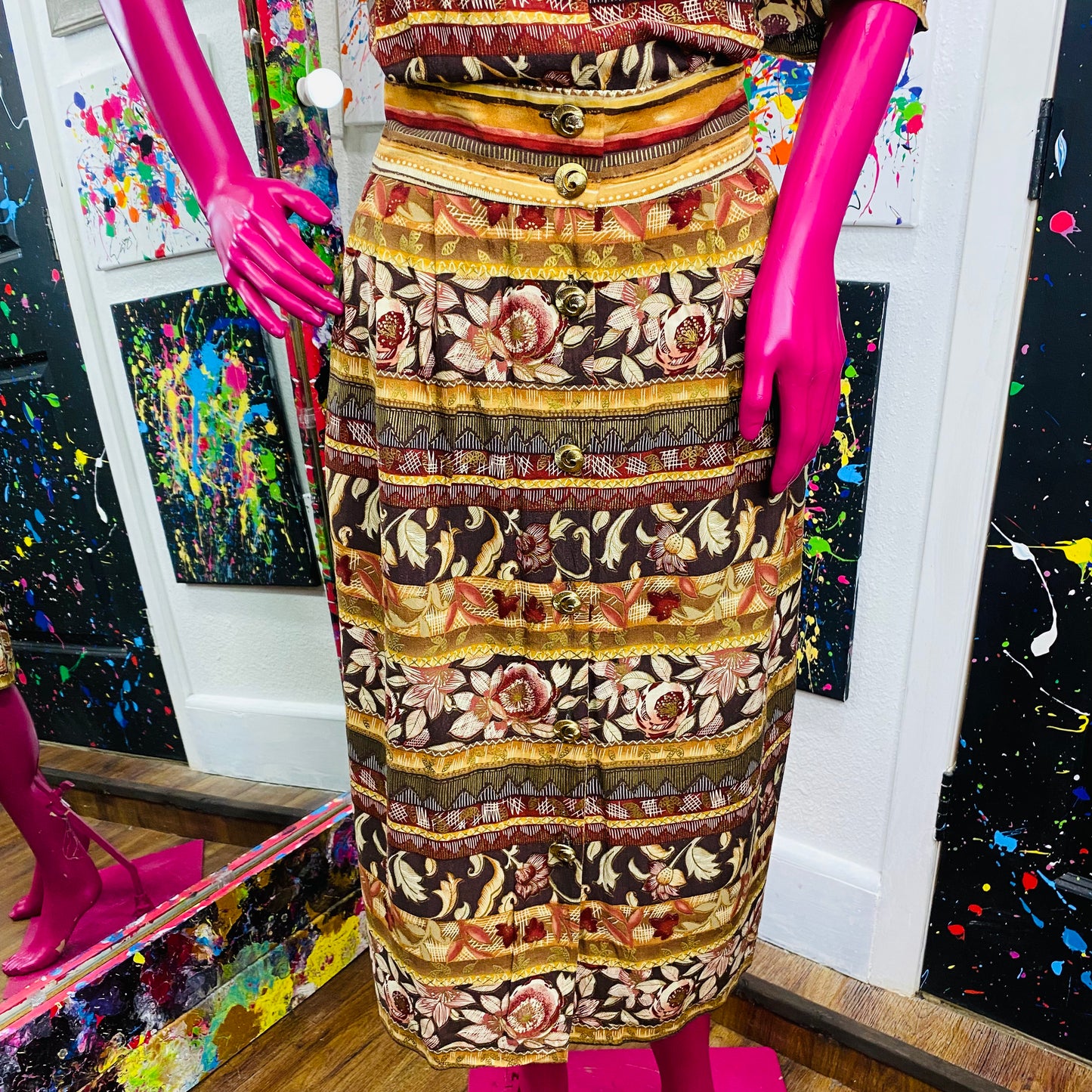Vintage Positive Attitude Dress
