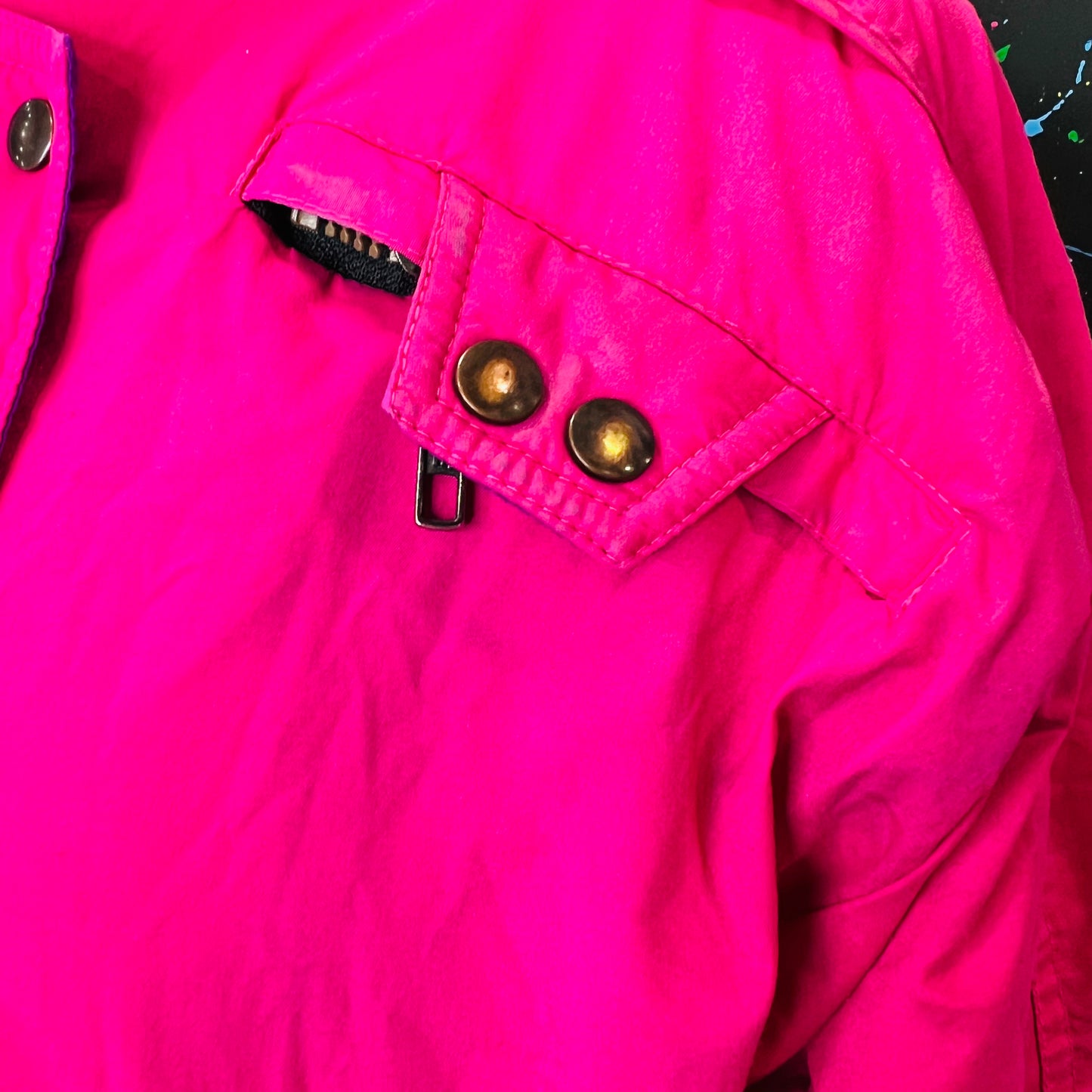 Vintage Colorblock Coat