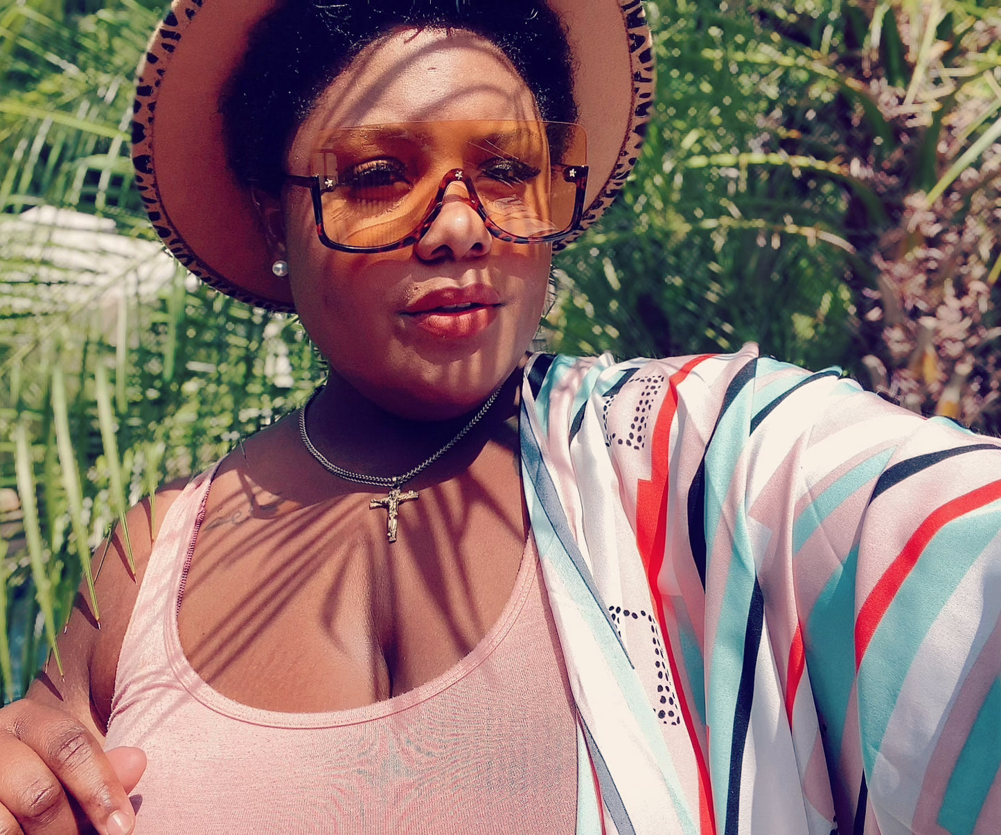 Abstract Striped Duster