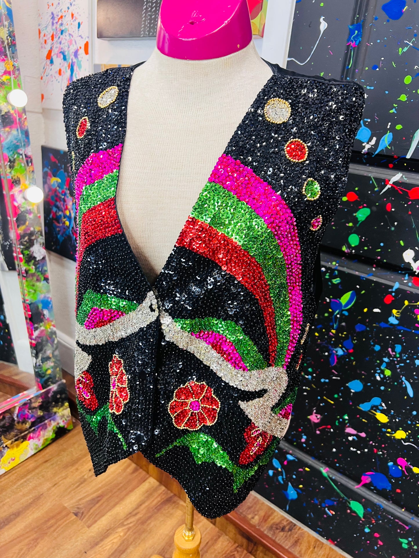 Sequin Vest