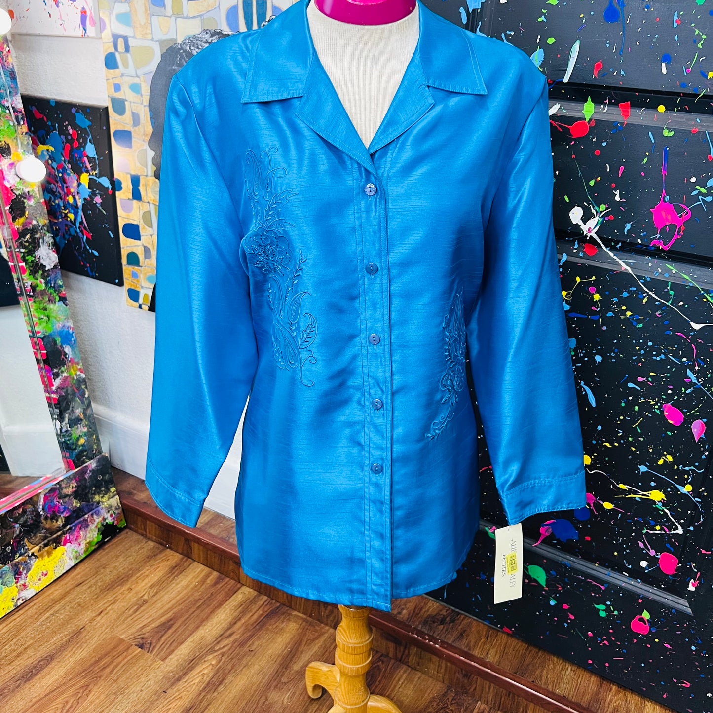 Blue Vintage Blouse