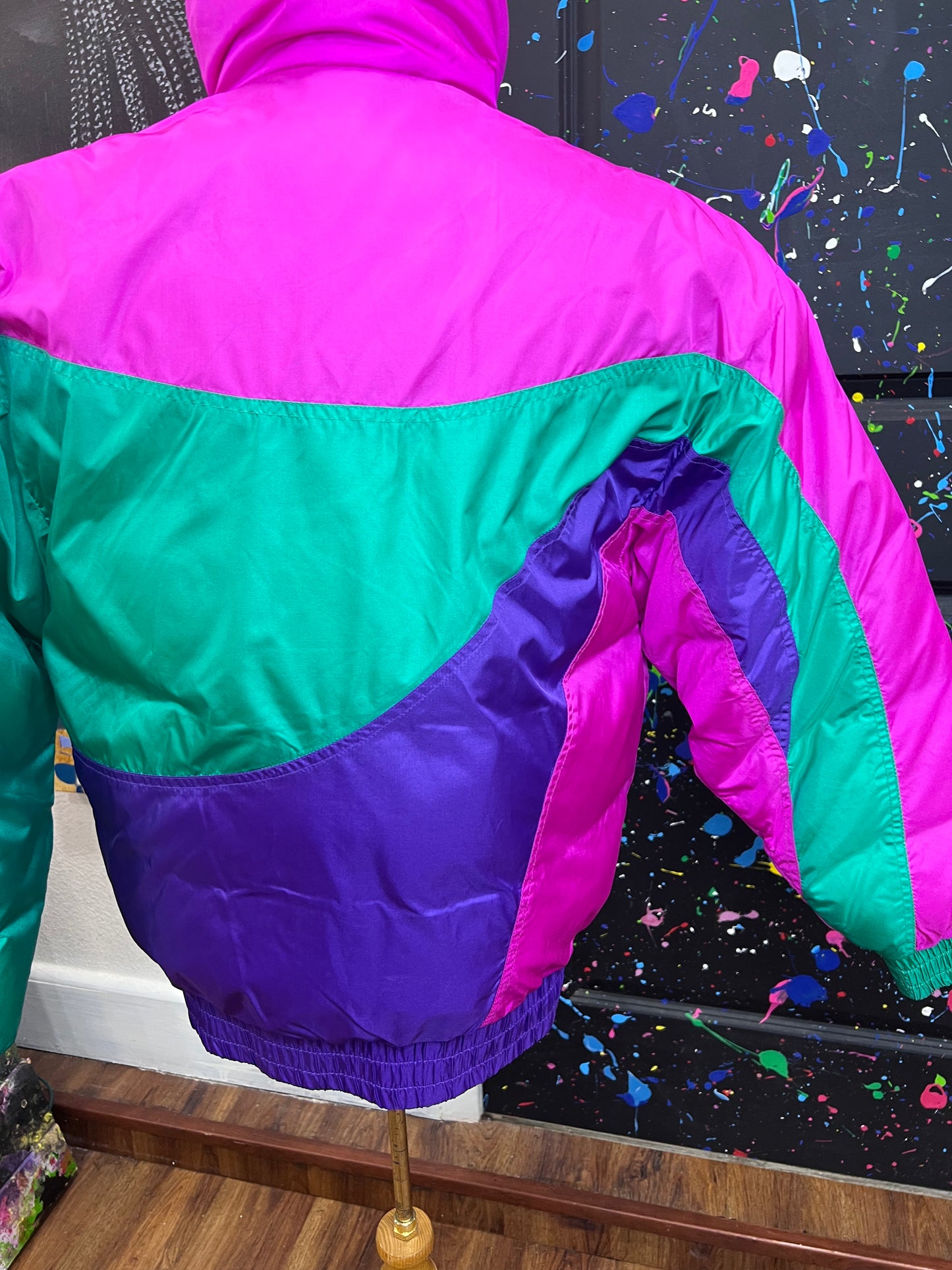 Vintage Colorblock Ski Coat (12)