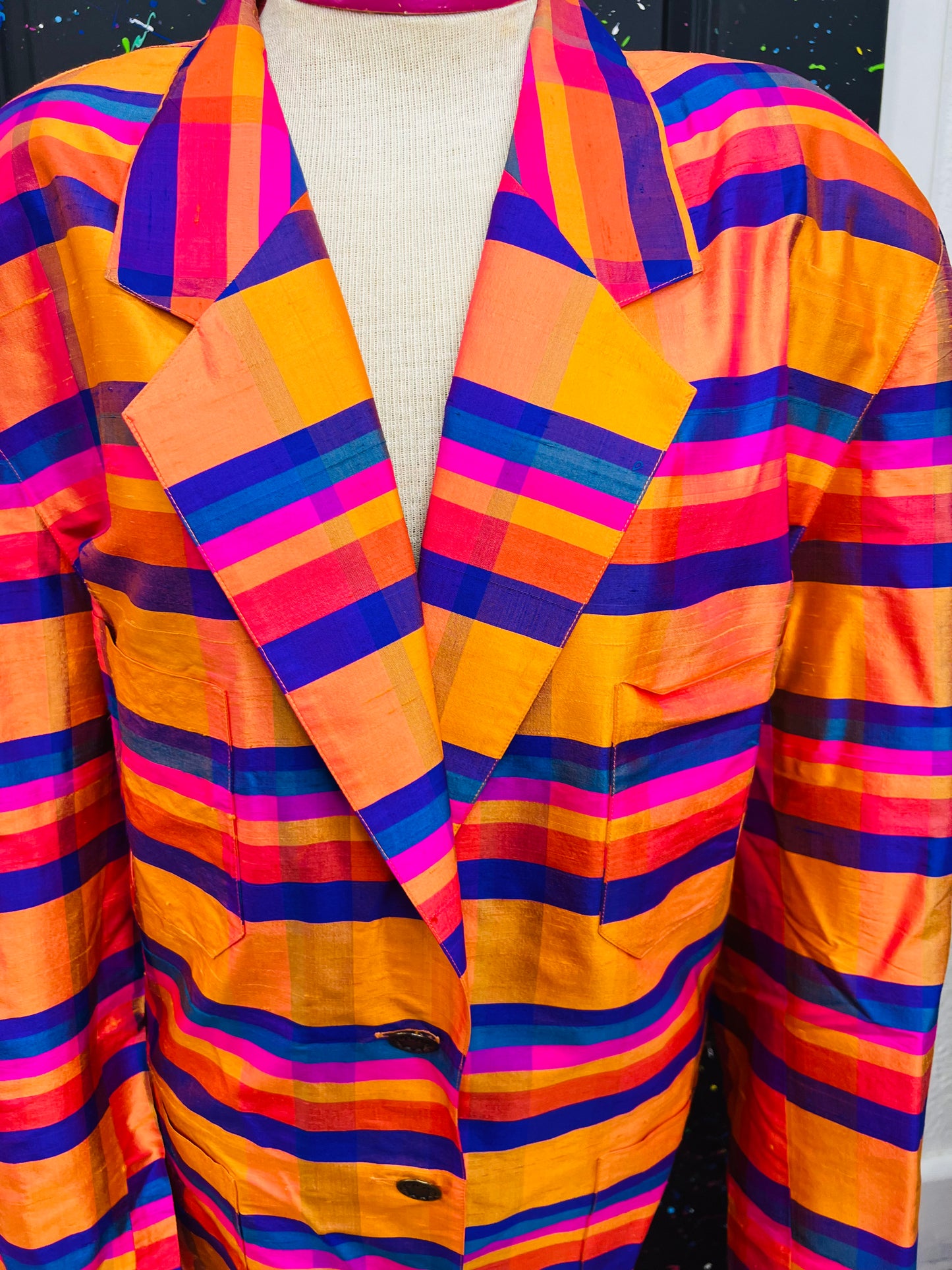 100% Silk Vintage Blazer