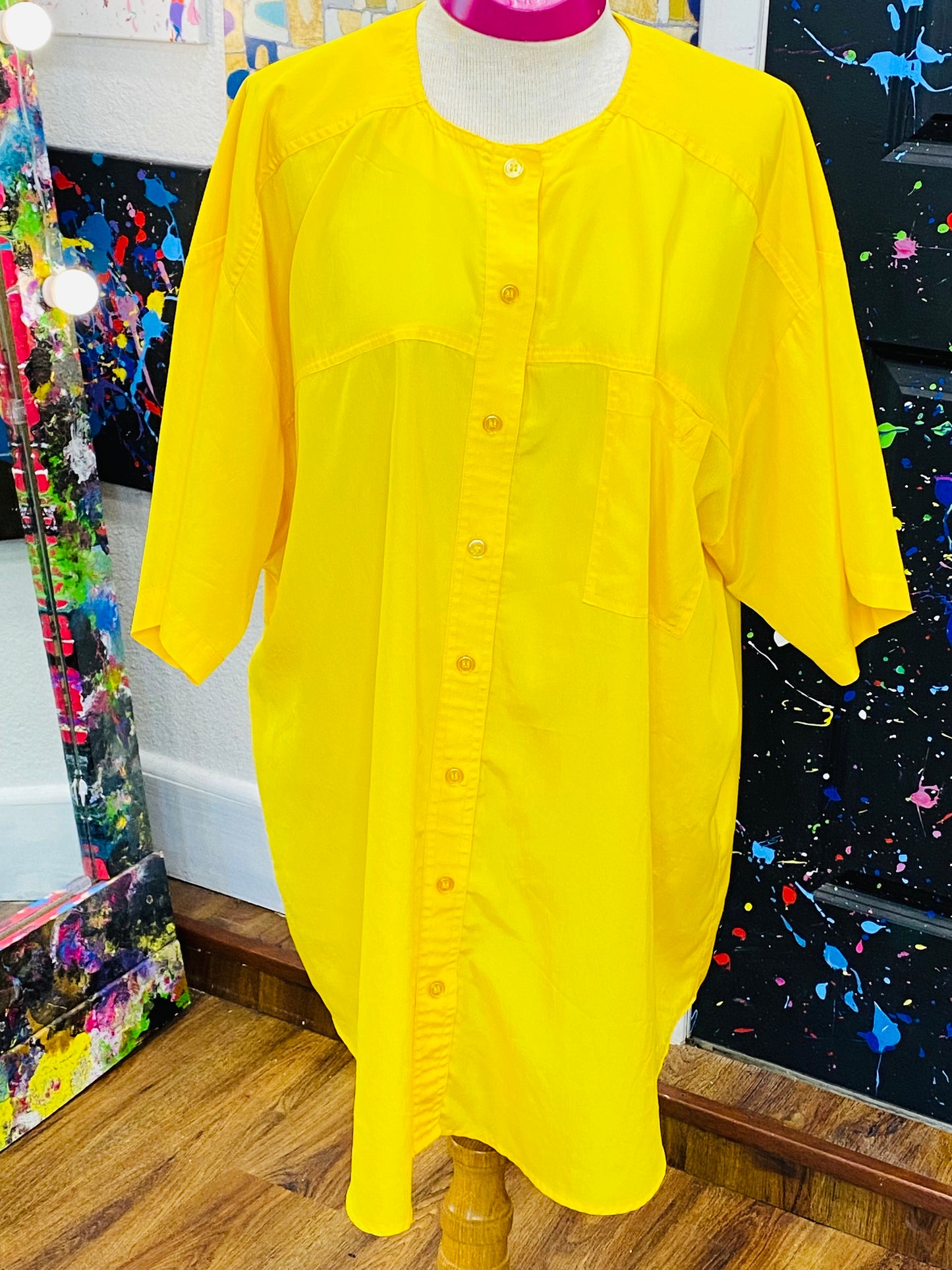 Vintage Yellow Blouse