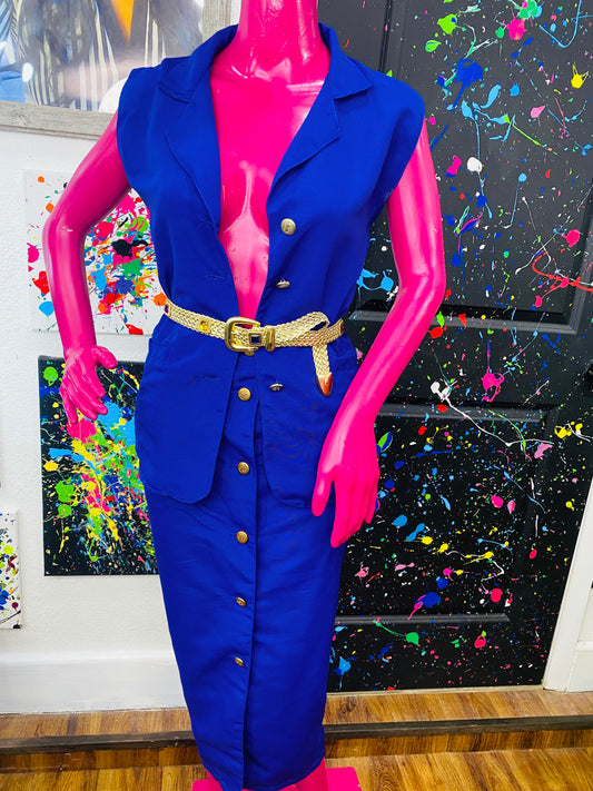 Vintage Purple Two Piece Set