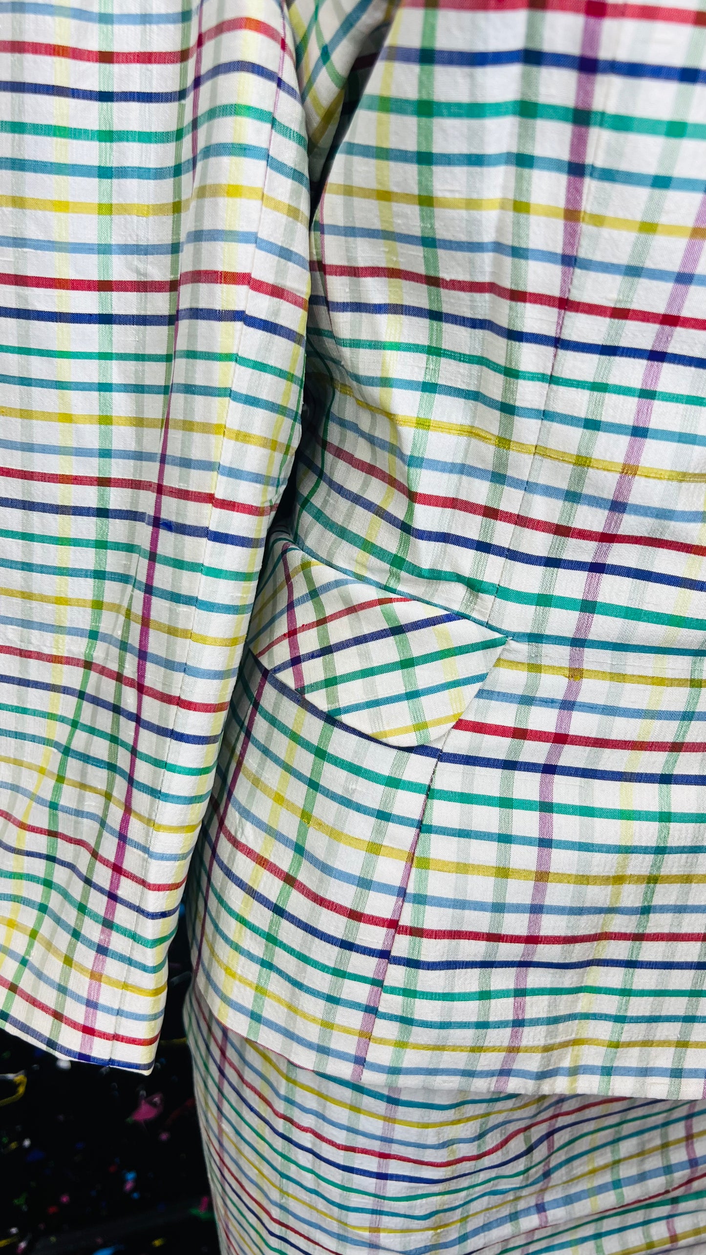 Vintage 100% Silk Suit