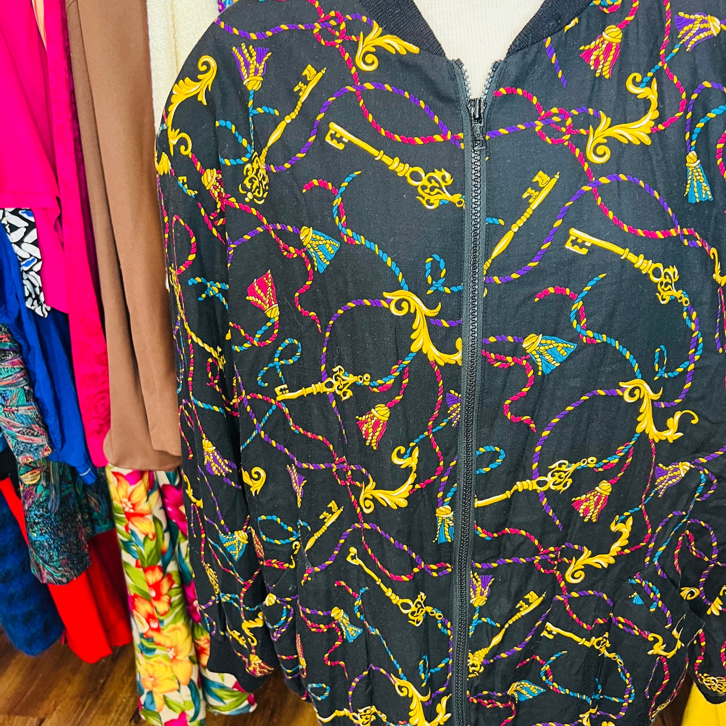 Vintage Rayon Bomber